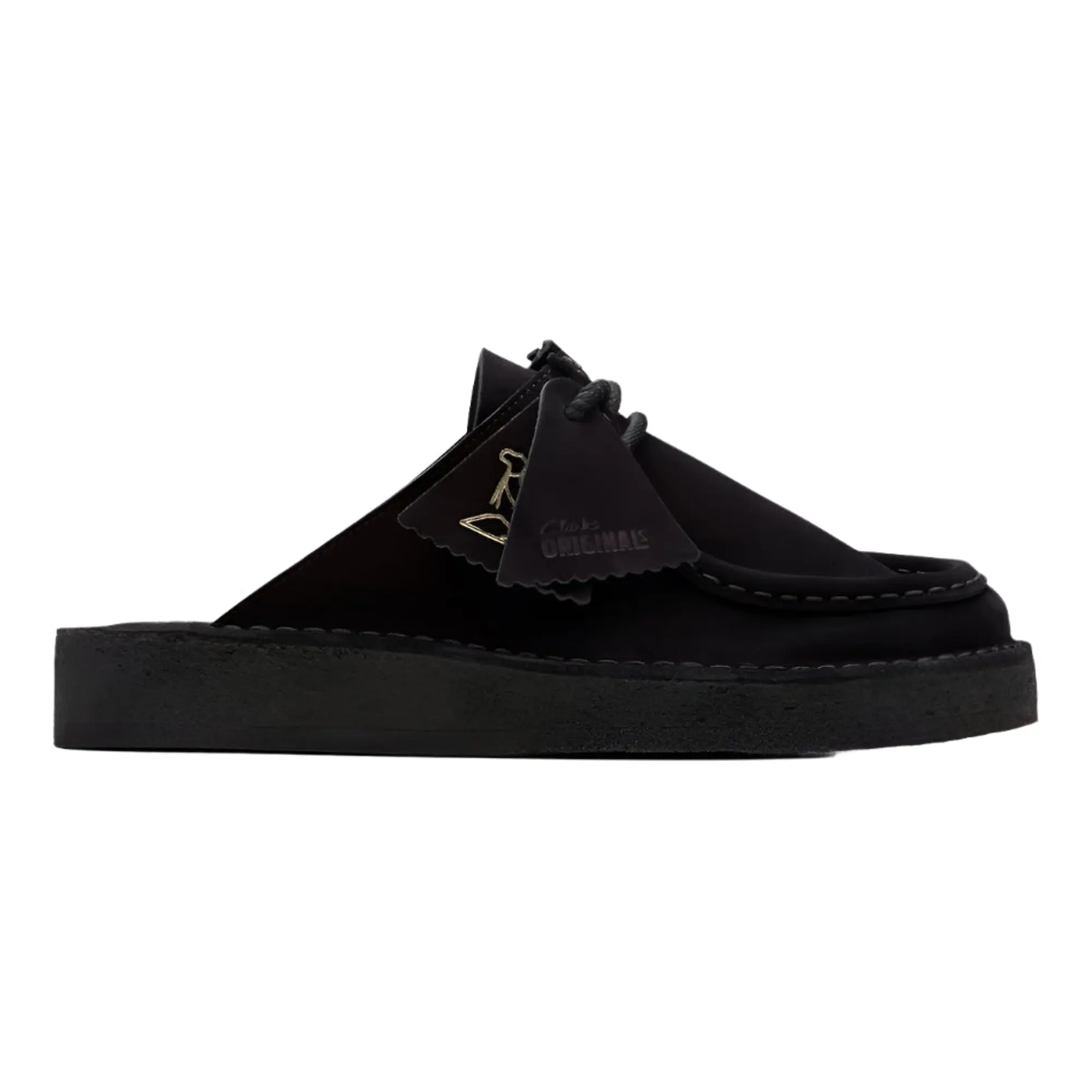 Product image 1 of 7 of Clarks Originals Women's Desert Nomad Mule - Black Suede