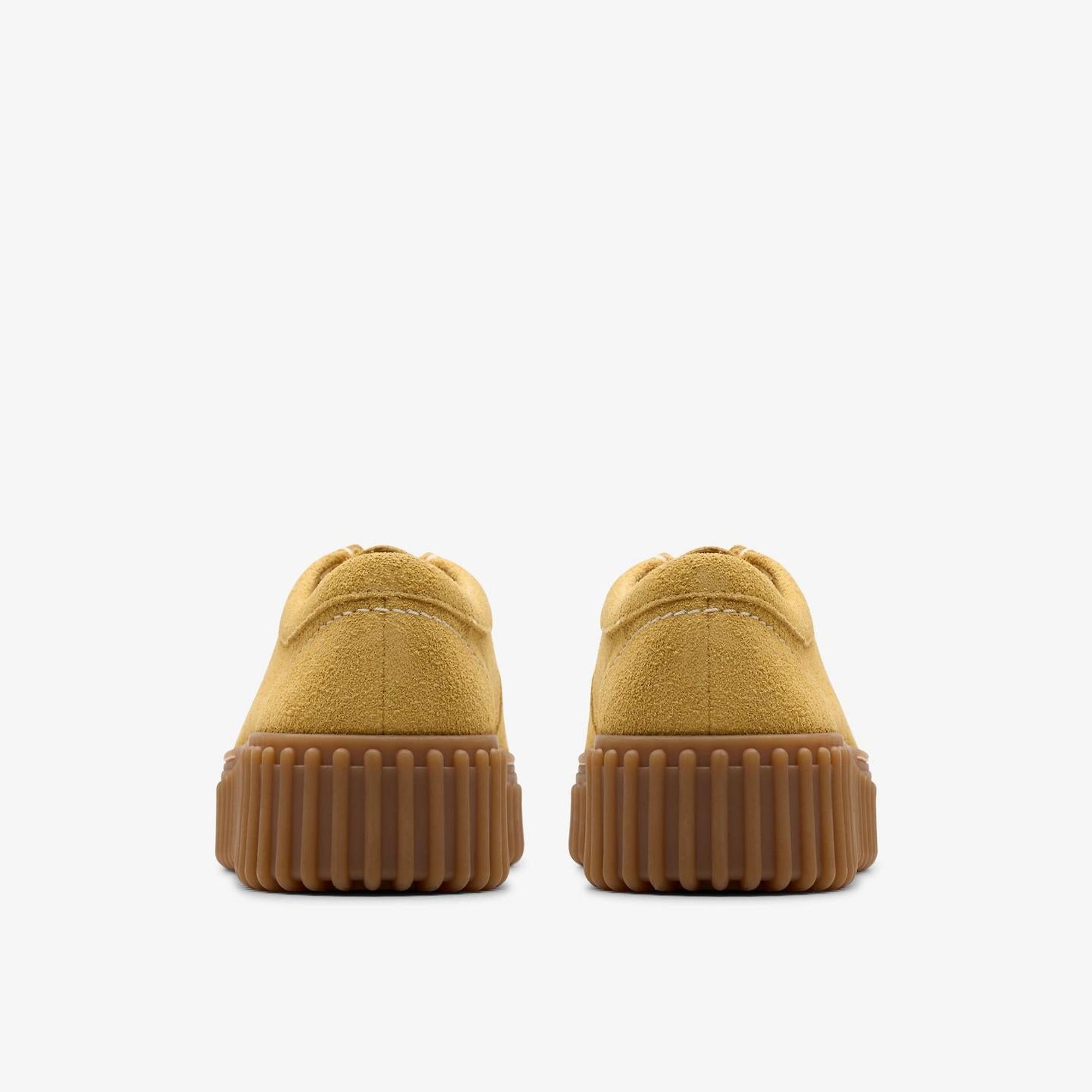 Clarks Women's Torhill Bee - Golden Tan Suede | British Attire