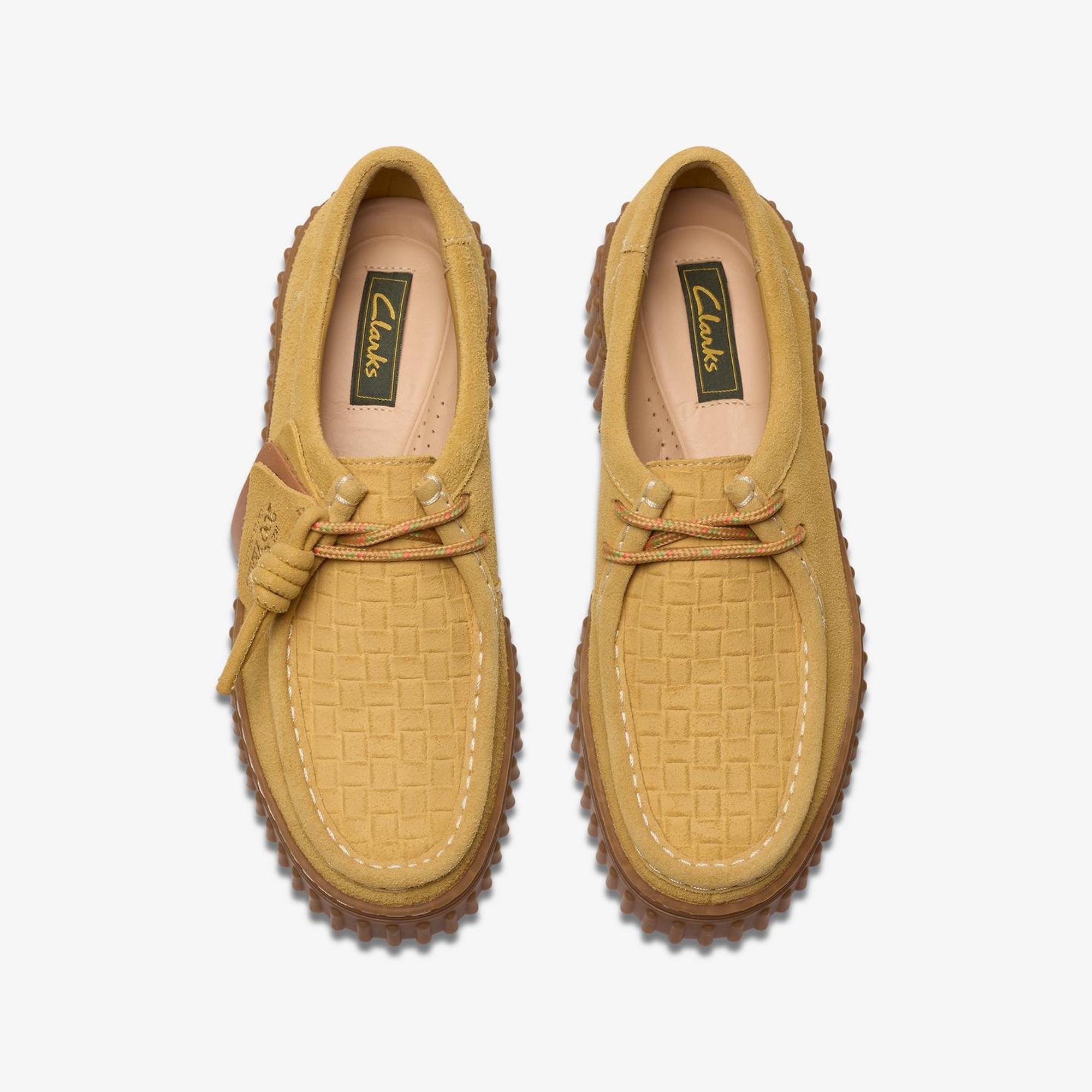 Clarks Women's Torhill Bee - Golden Tan Suede | British Attire