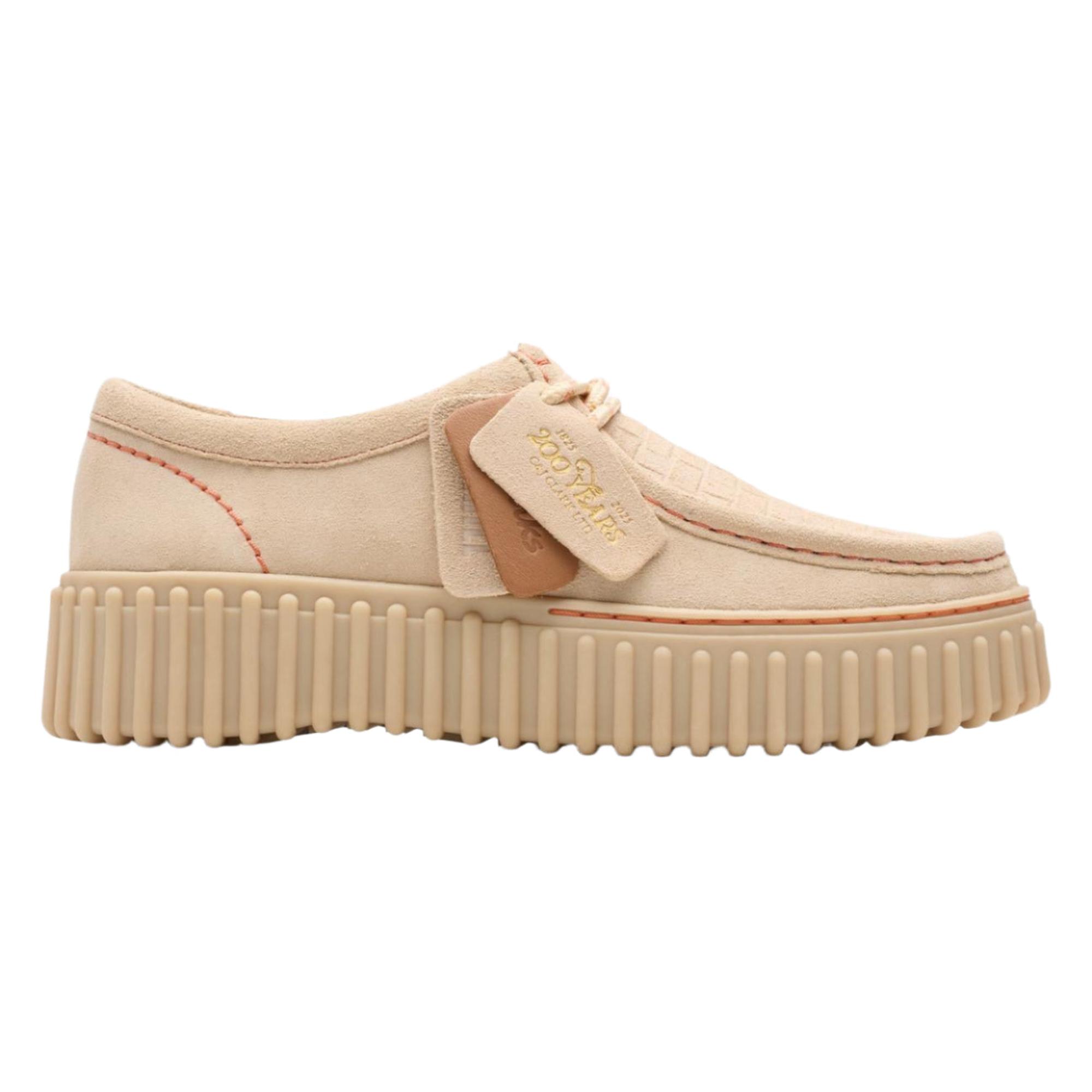 Clarks Women's Torhill Bee - Ecru Suede | British Attire