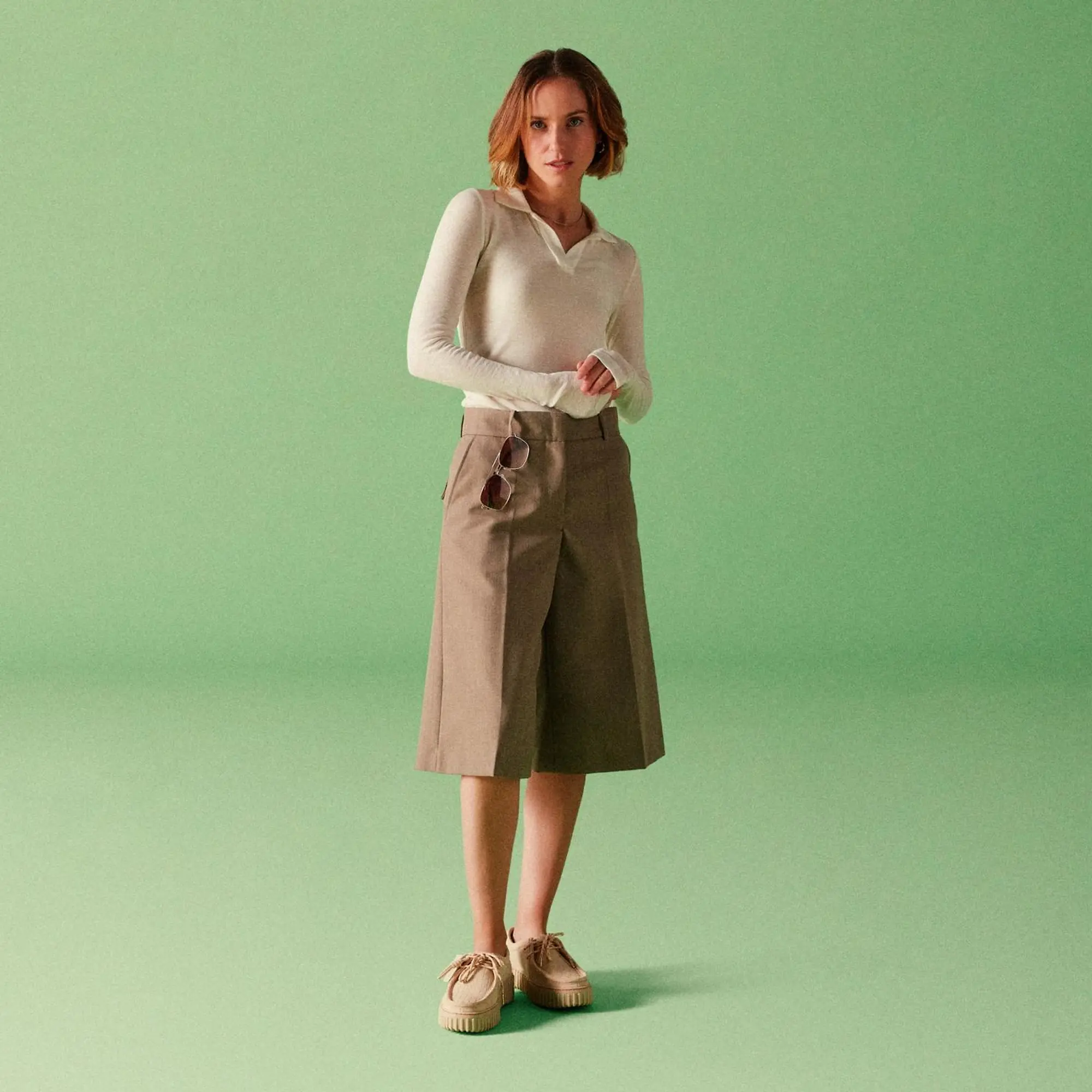 Product image 8 of 12 of Clarks Women's Torhill Bee - Ecru Suede