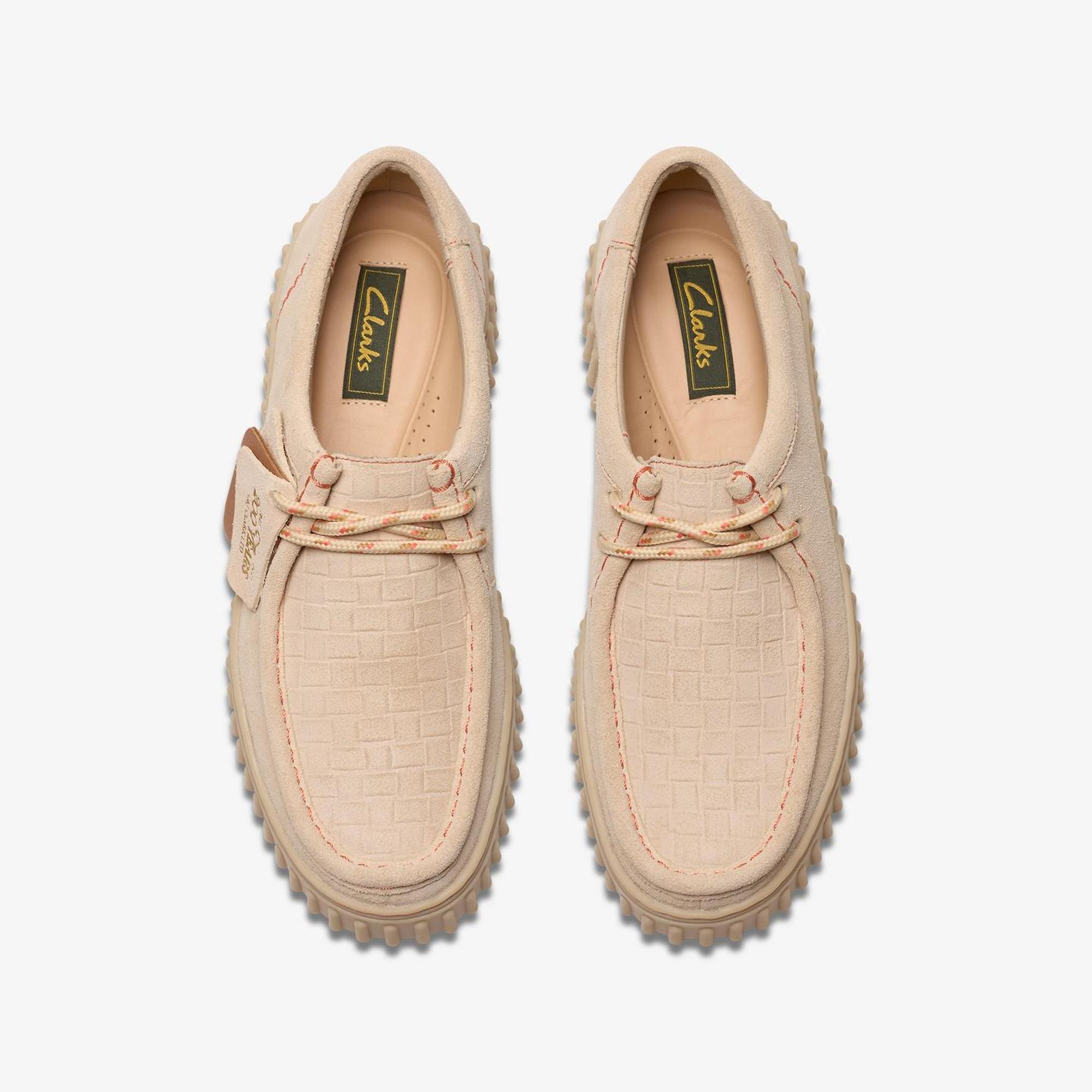 Clarks Women's Torhill Bee - Ecru Suede | British Attire