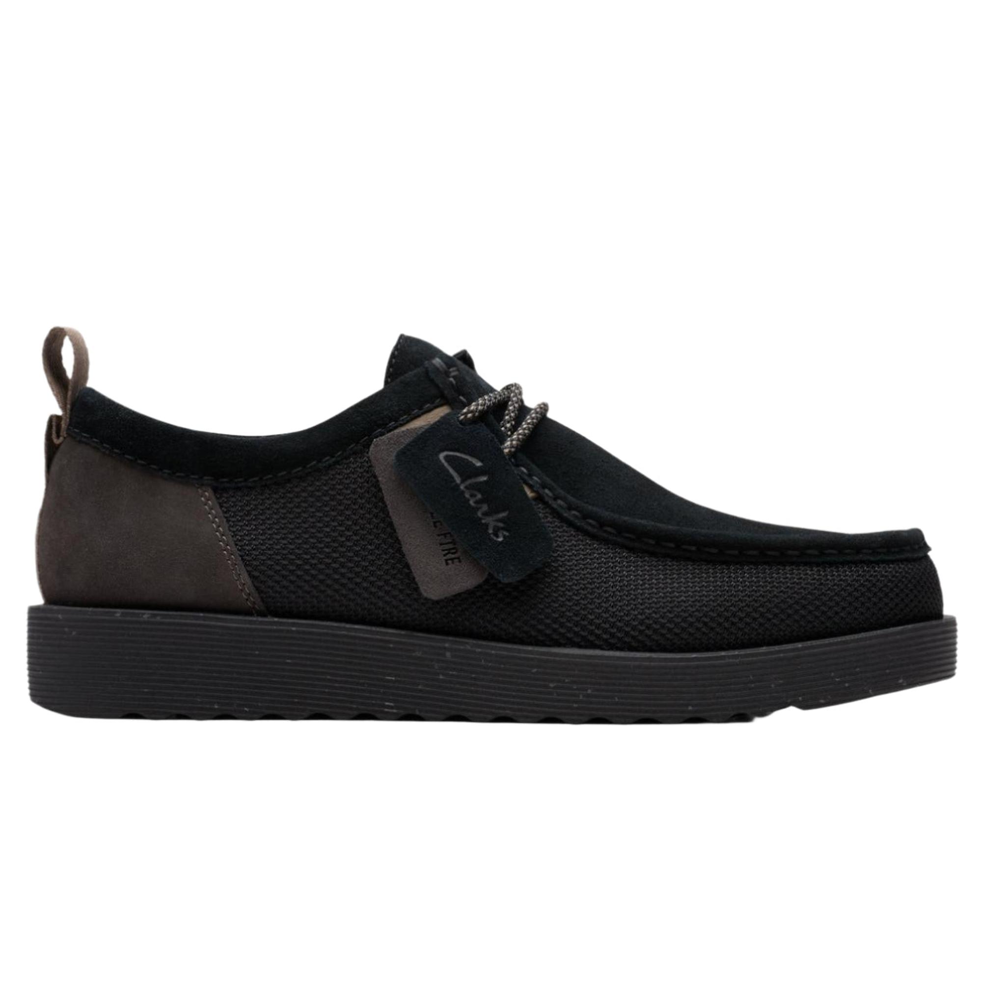 Clarks Men's Wallabee FTR 2 Lo Shoes - Black Combination | British