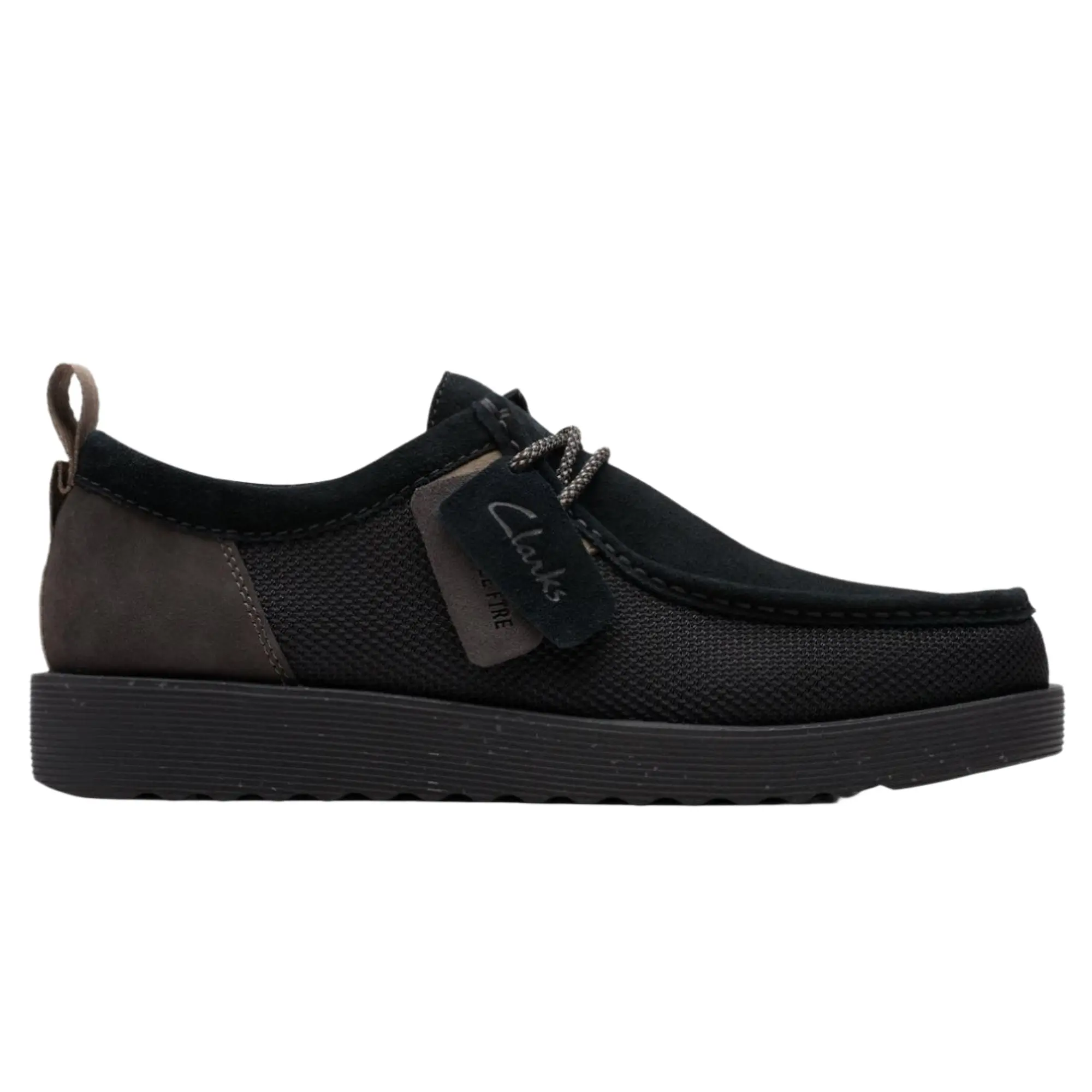 Product image 1 of 6 of Clarks Men's Wallabee FTR 2 Lo Shoes - Black Combination