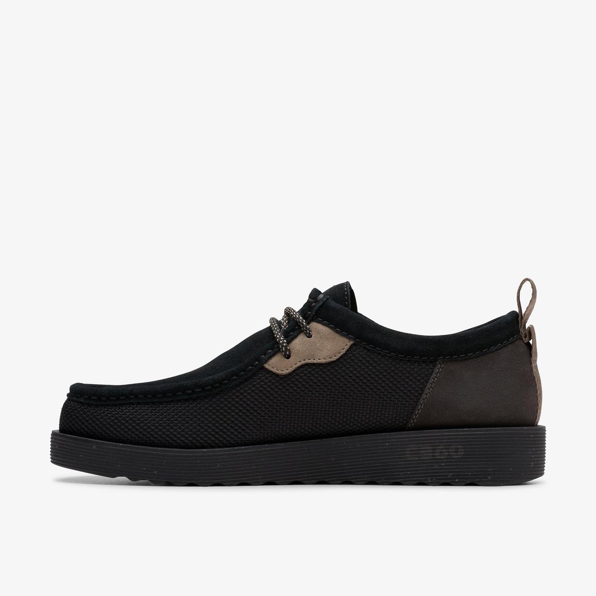 Clarks Men's Wallabee FTR 2 Lo Shoes - Black Combination | British