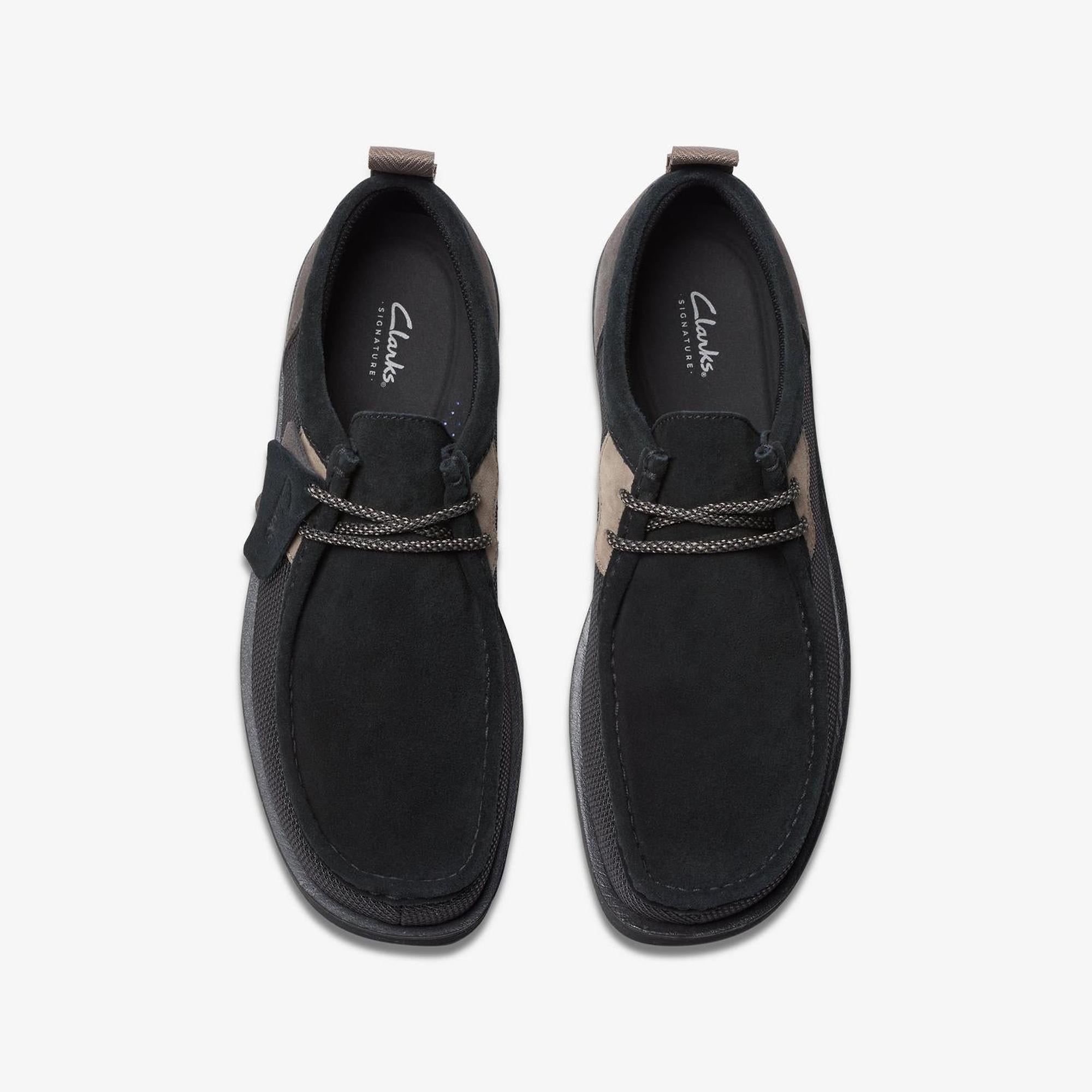 Clarks Men's Wallabee FTR 2 Lo Shoes - Black Combination | British