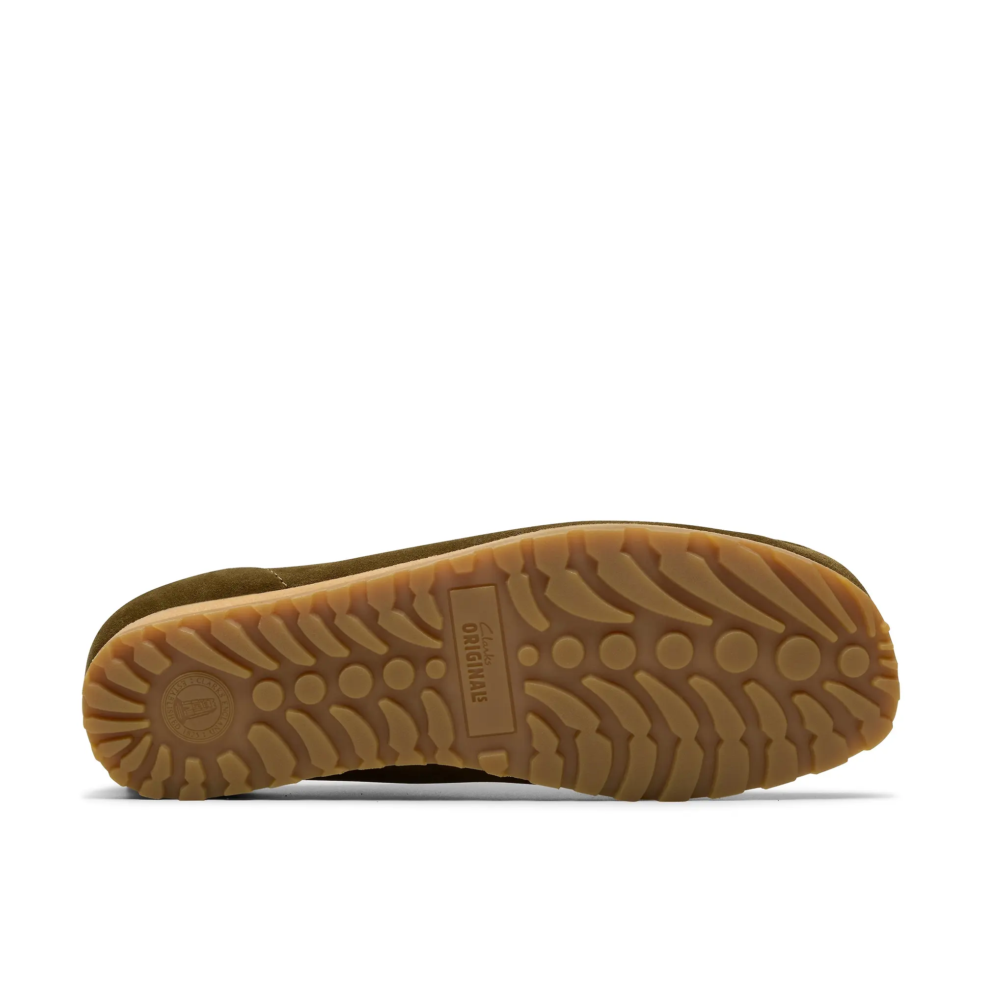Product image 3 of 7 of Clarks Originals Men's Wallabee RB Shoes - Olive Suede
