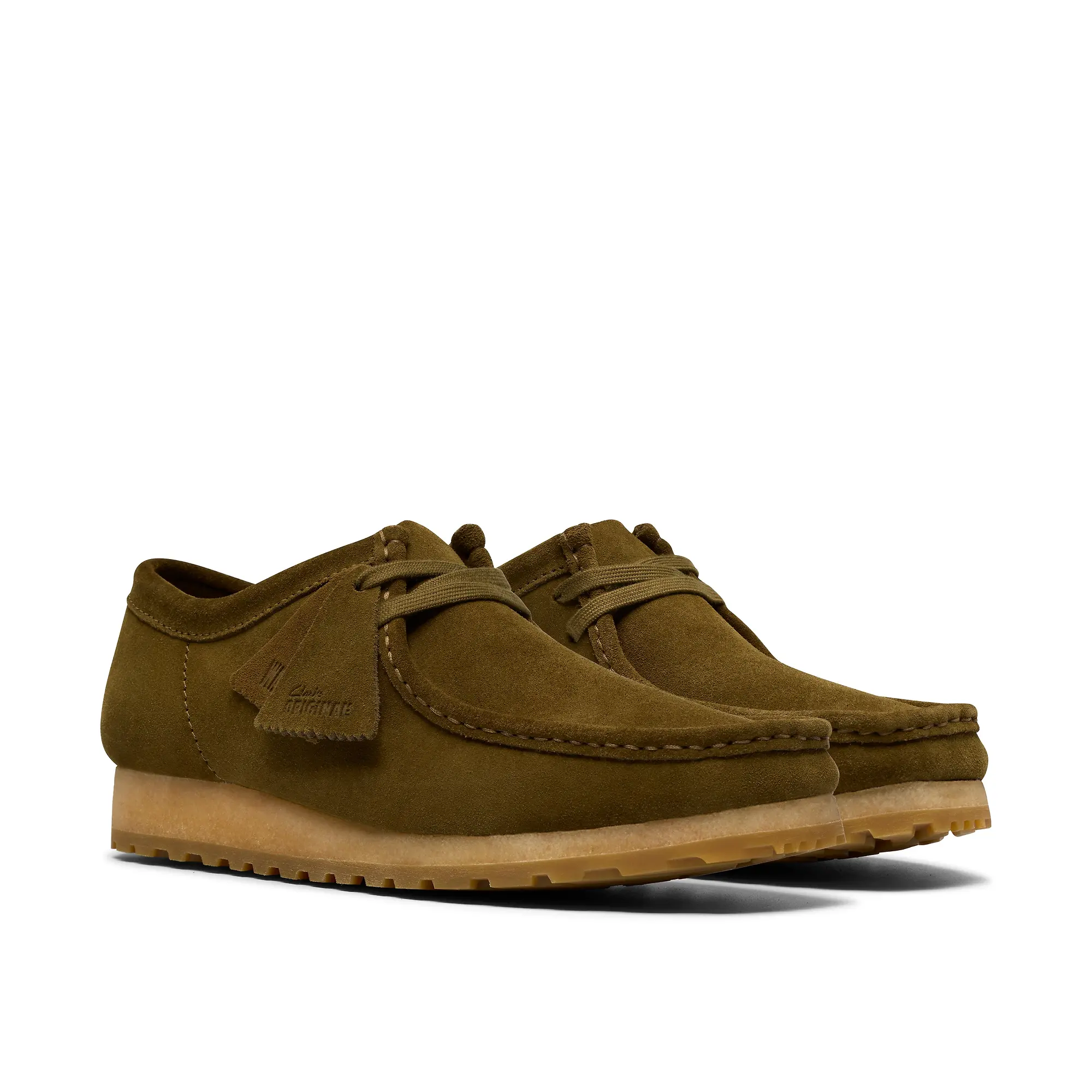 Product image 4 of 7 of Clarks Originals Men's Wallabee RB Shoes - Olive Suede