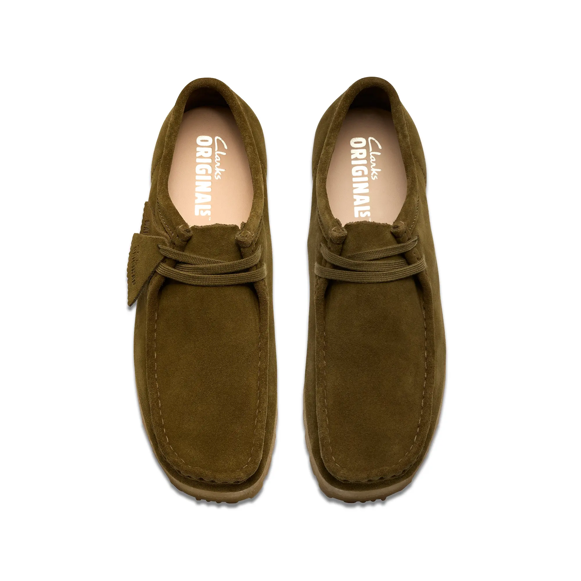 Product image 6 of 7 of Clarks Originals Men's Wallabee RB Shoes - Olive Suede
