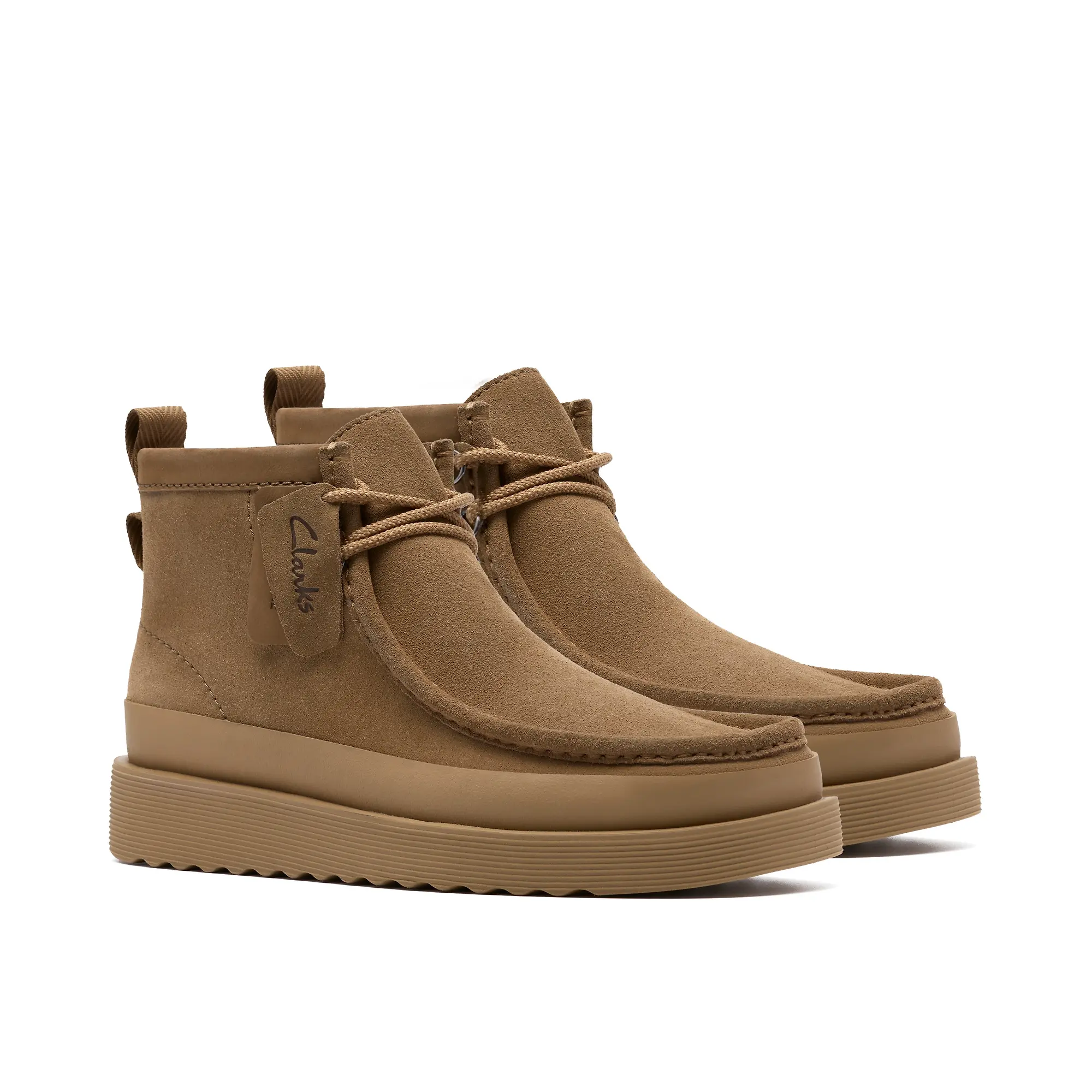 Product image 4 of 8 of Clarks Men's Wallabee FTR2 Hi Boots - Dark Sand Suede