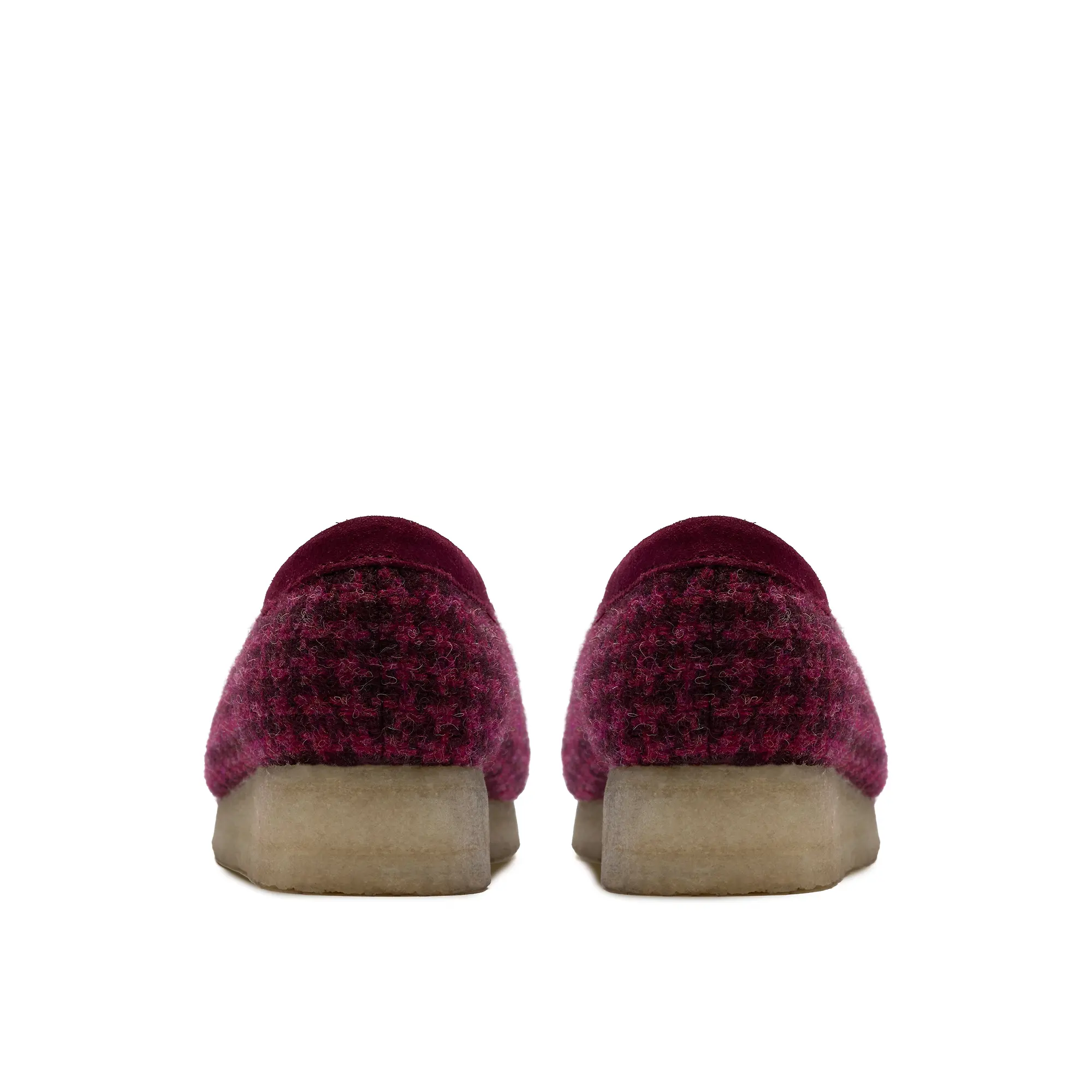 Product image 5 of 8 of Clarks Originals Women's Wallabee Shoes - Purple Harris Tweed