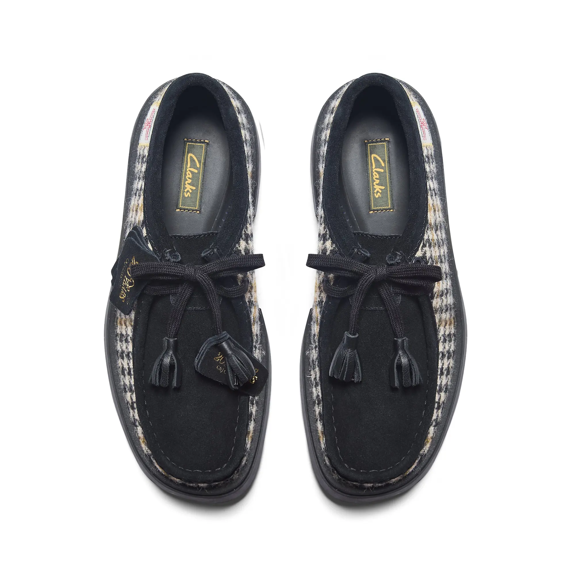 Product image 6 of 6 of Clarks Men's Torview Shoes - Harris Tweed Black Combi