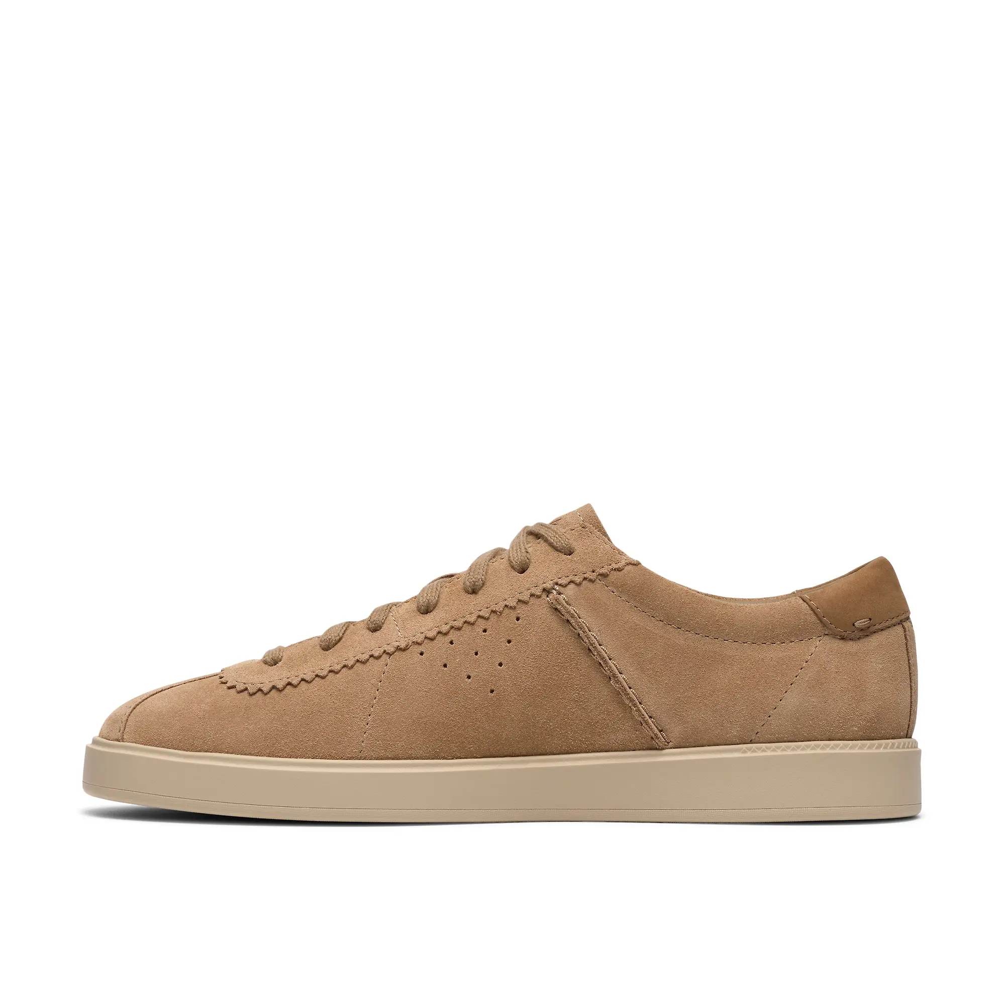 Product image 2 of 6 of Clarks Men's Lockford Lace Trainers - Dark Sand Suede