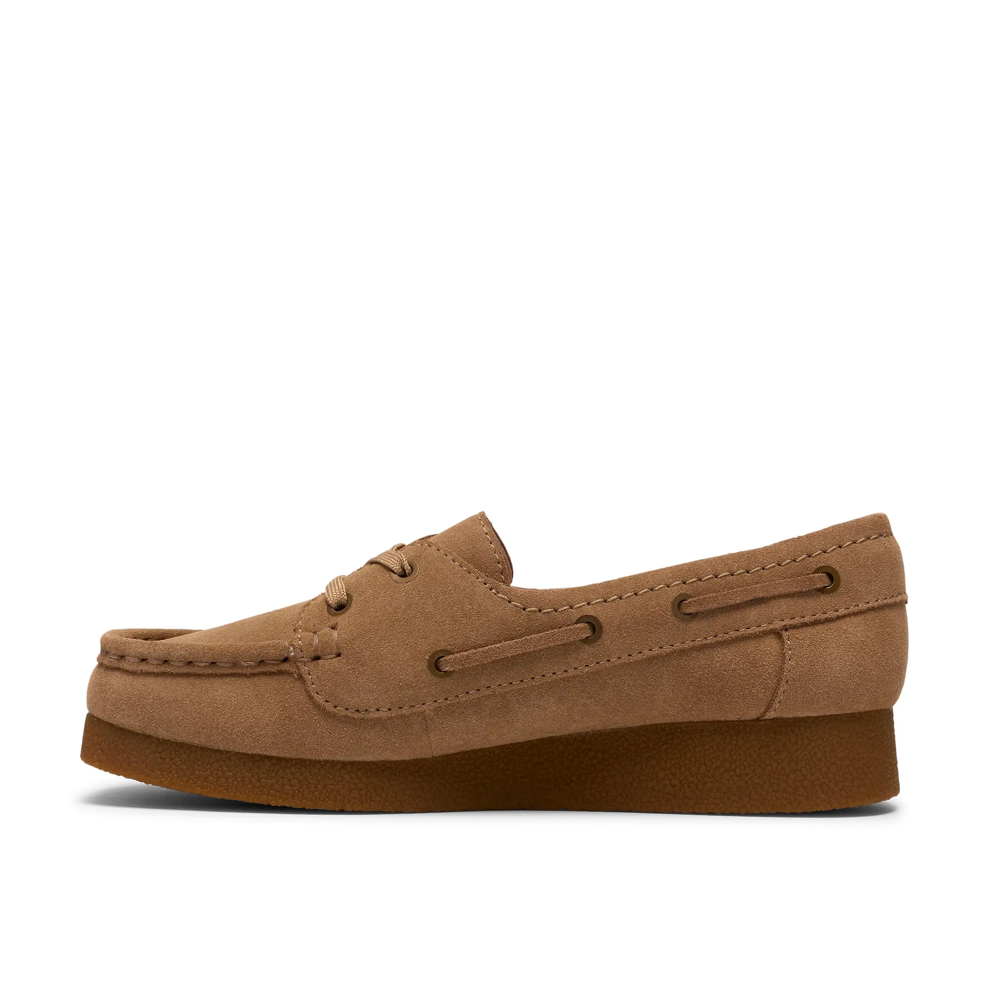 Product image 2 of 8 of Clarks Women's Wallabee Evo Sea Shoes - Dark Sand Suede
