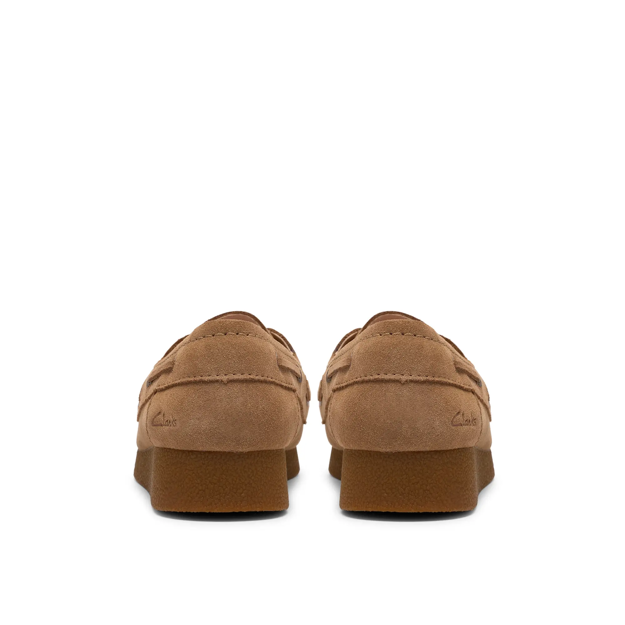 Product image 5 of 8 of Clarks Women's Wallabee Evo Sea Shoes - Dark Sand Suede