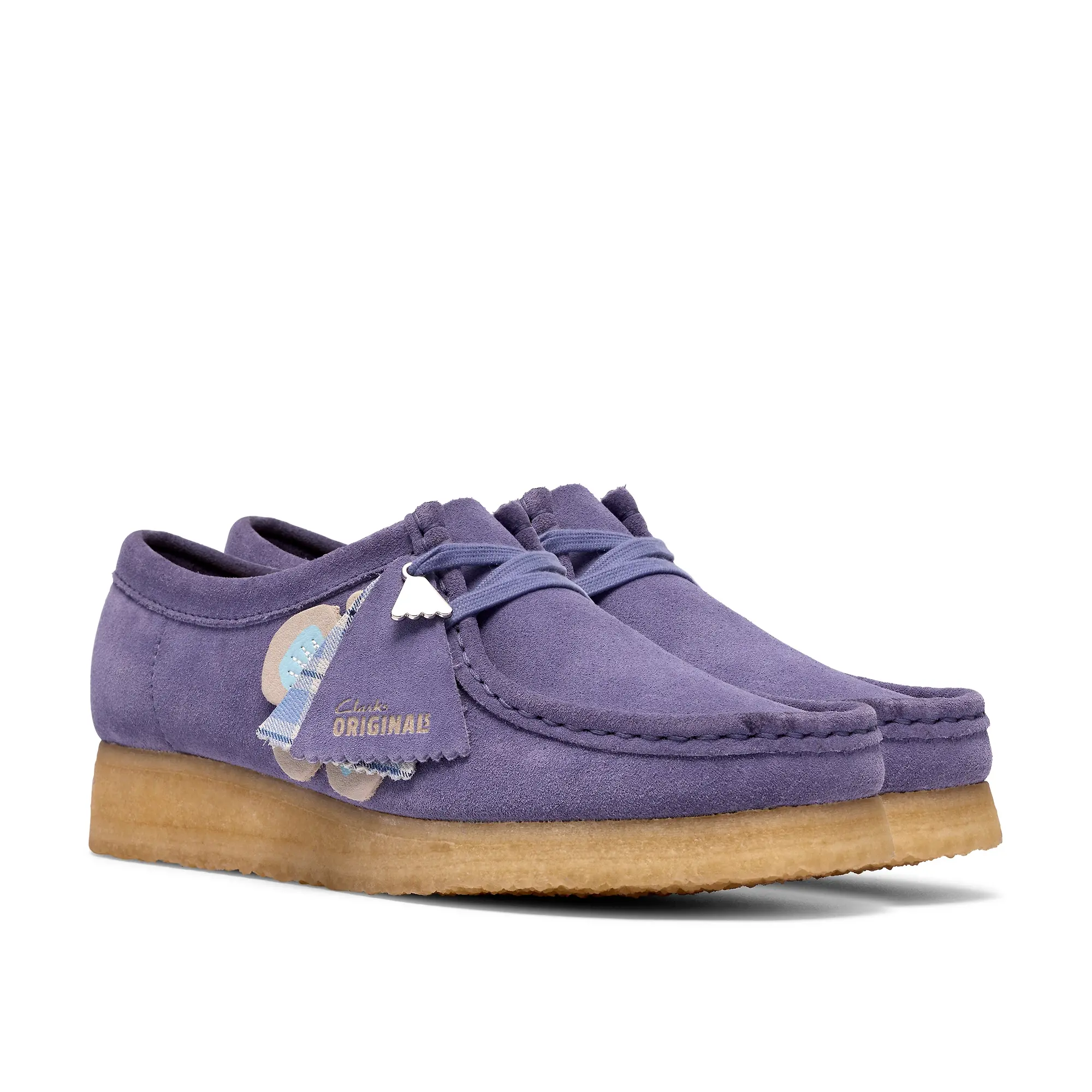 Product image 7 of 8 of Clarks Originals Women's Wallabee Shoes - Purple Interest