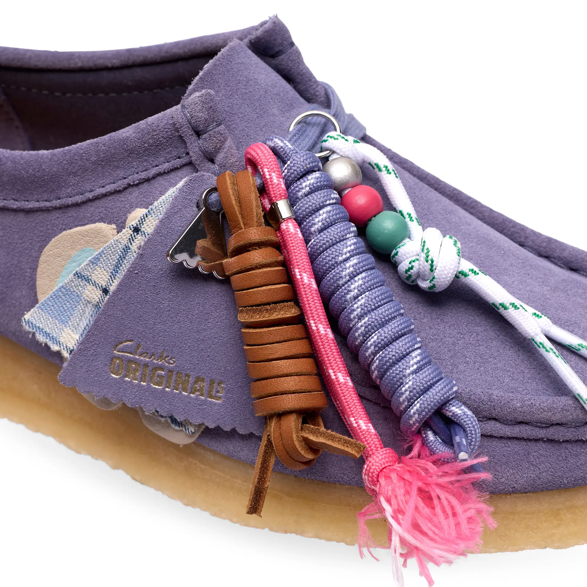 Product image 8 of 8 of Clarks Originals Women's Wallabee Shoes - Purple Interest