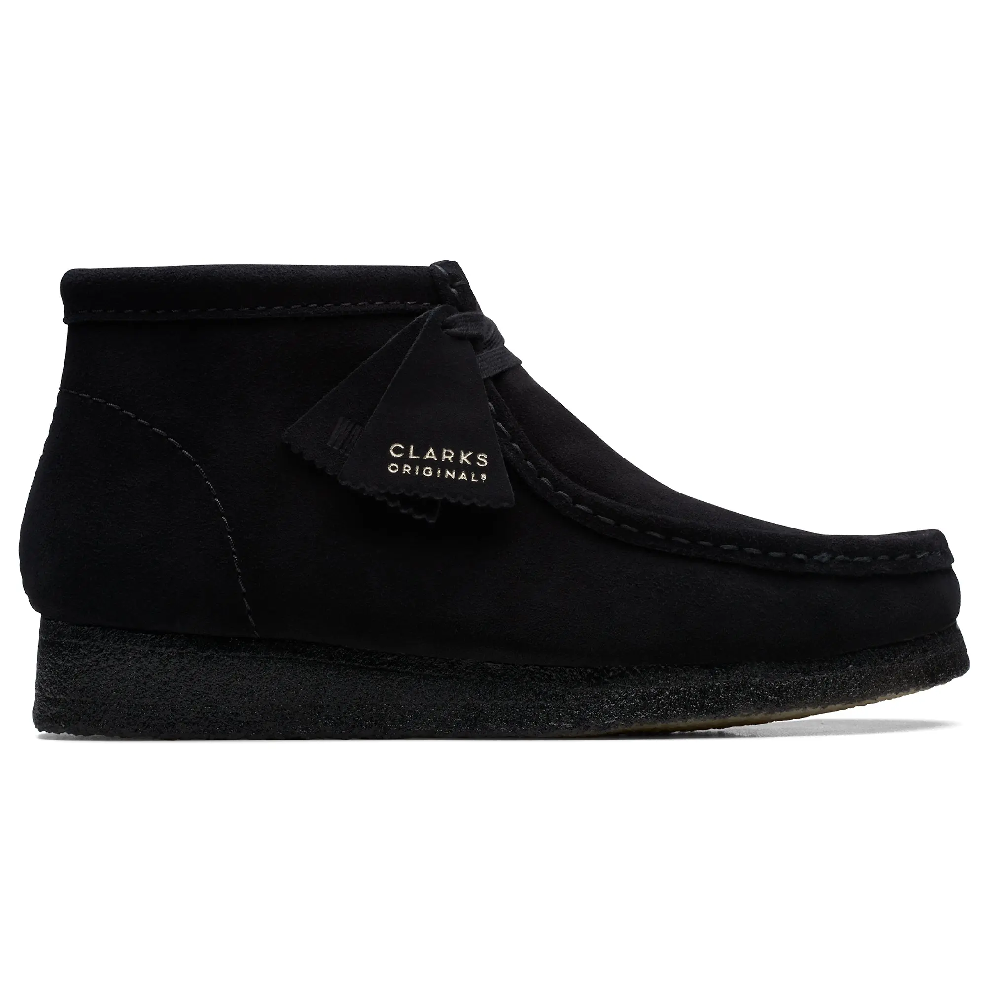 Product image 1 of 8 of Clarks Originals Men's Wallabee Boots - Black Suede