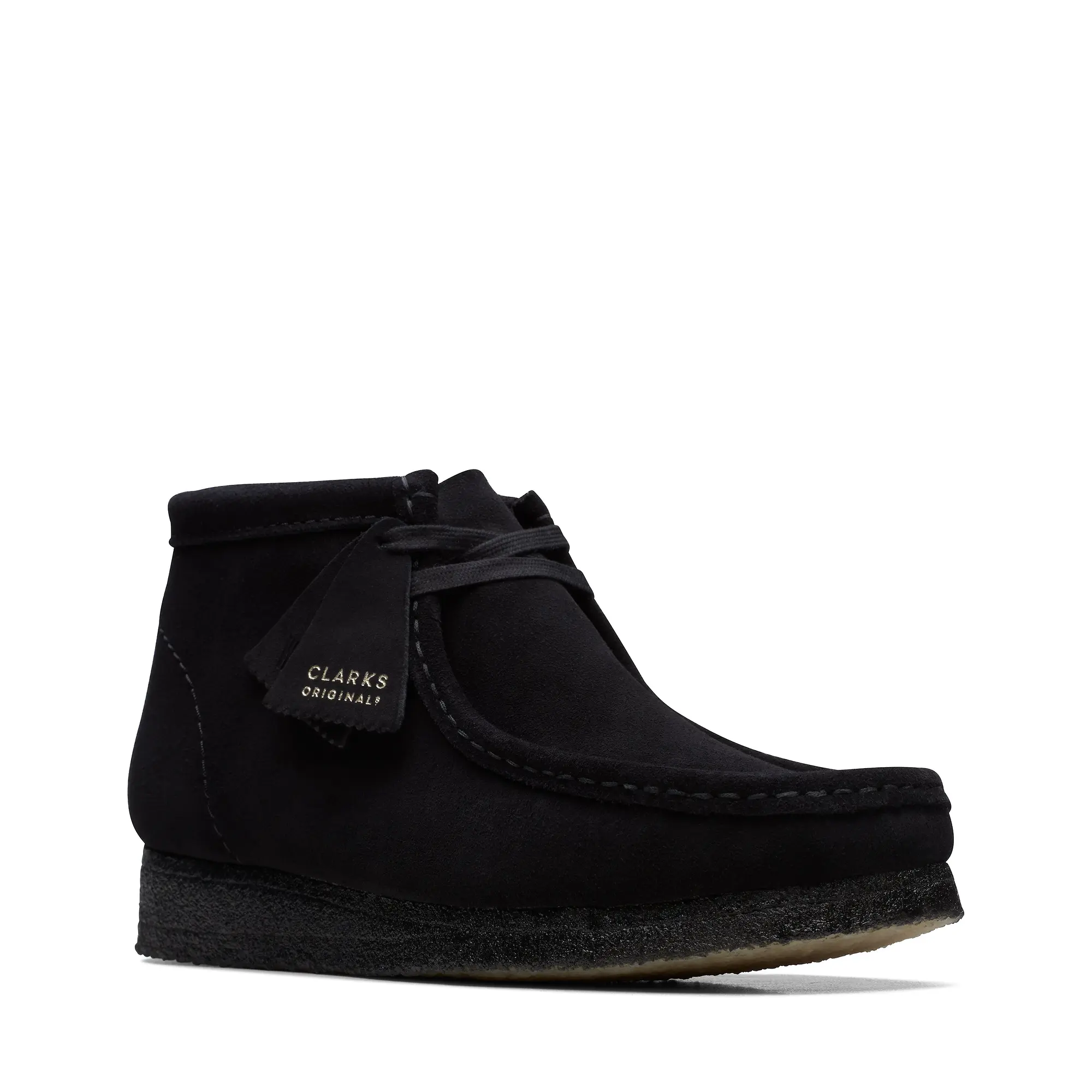Product image 2 of 8 of Clarks Originals Men's Wallabee Boots - Black Suede