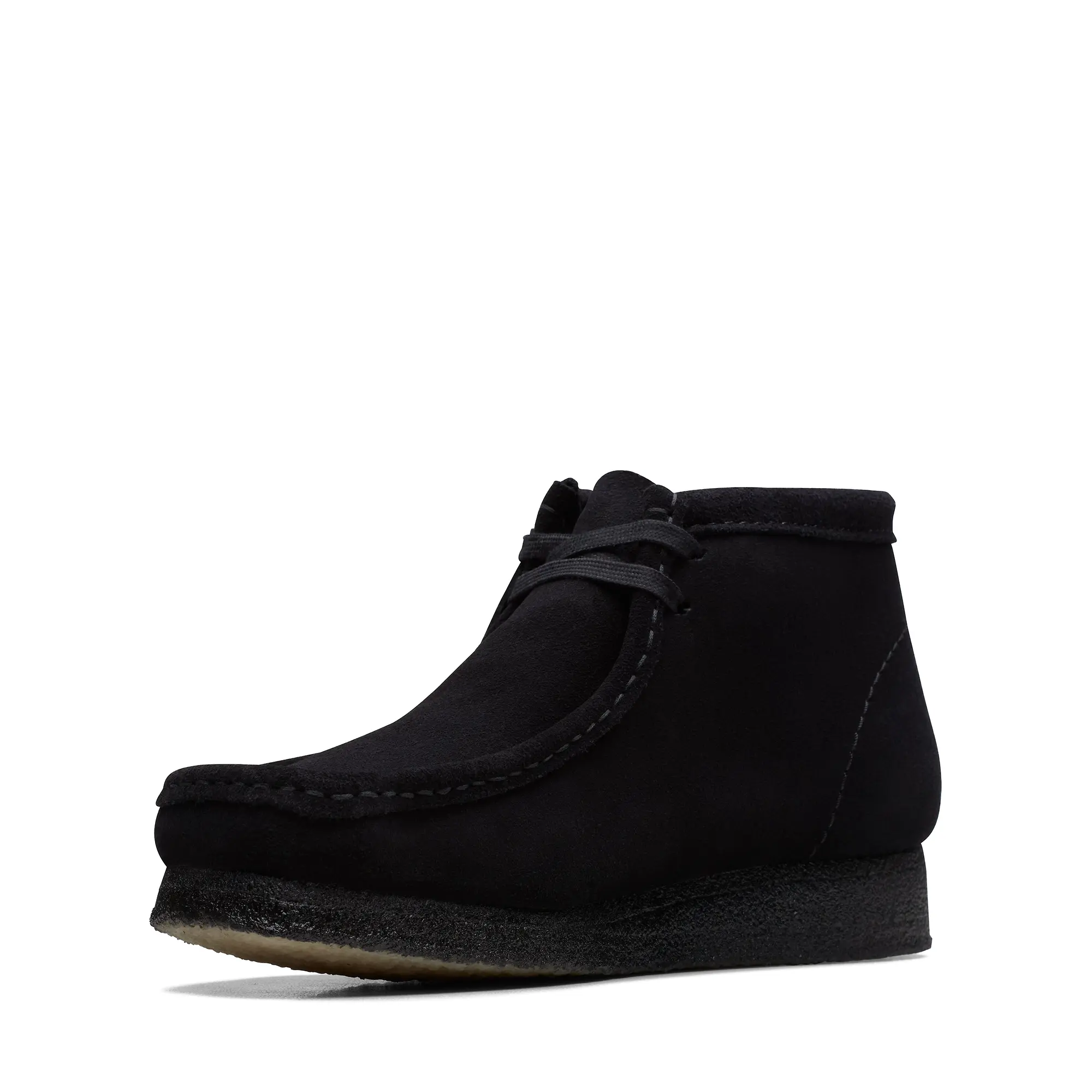 Product image 4 of 8 of Clarks Originals Men's Wallabee Boots - Black Suede