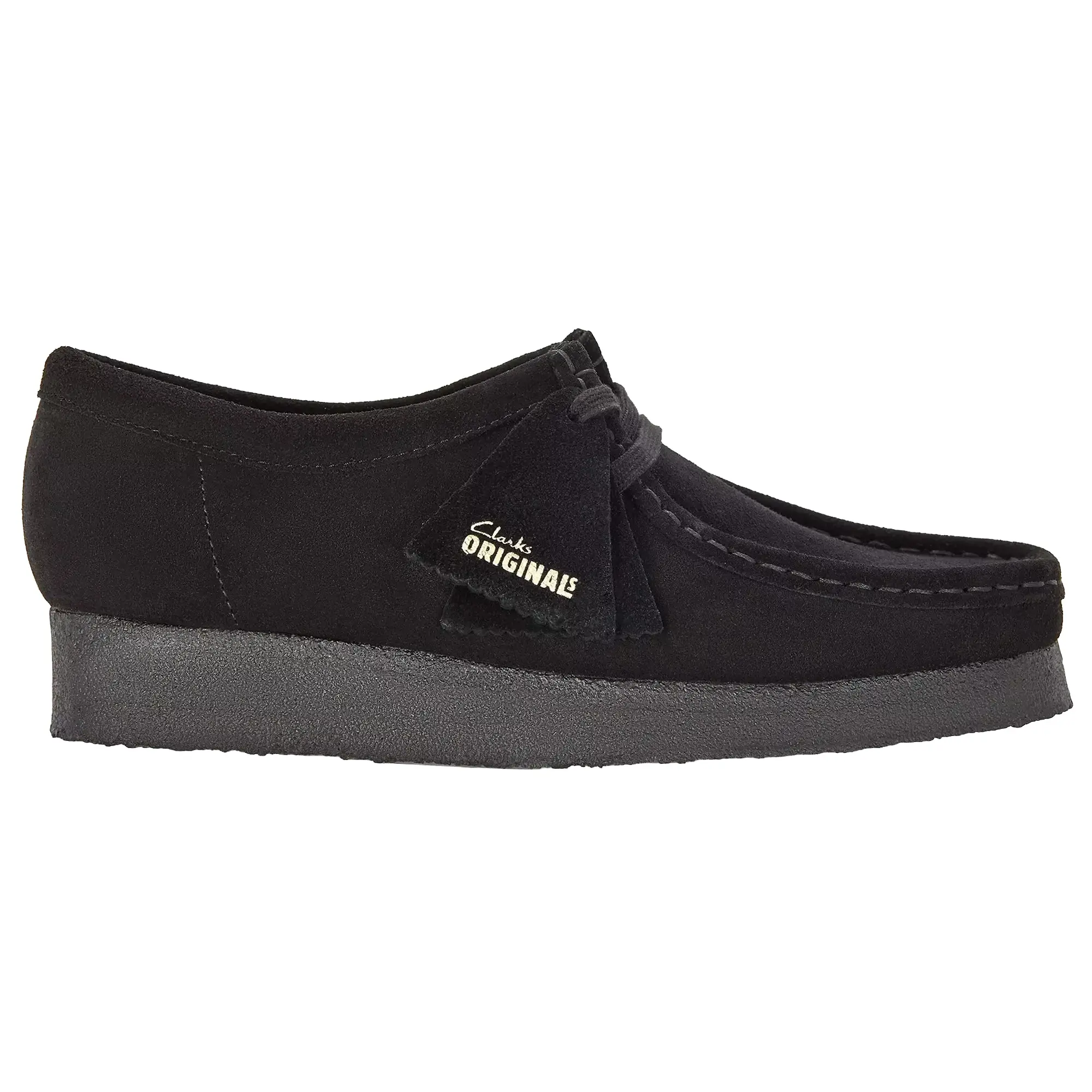 Product image 1 of 7 of Clarks Originals Women's Wallabee Shoes - Black Suede