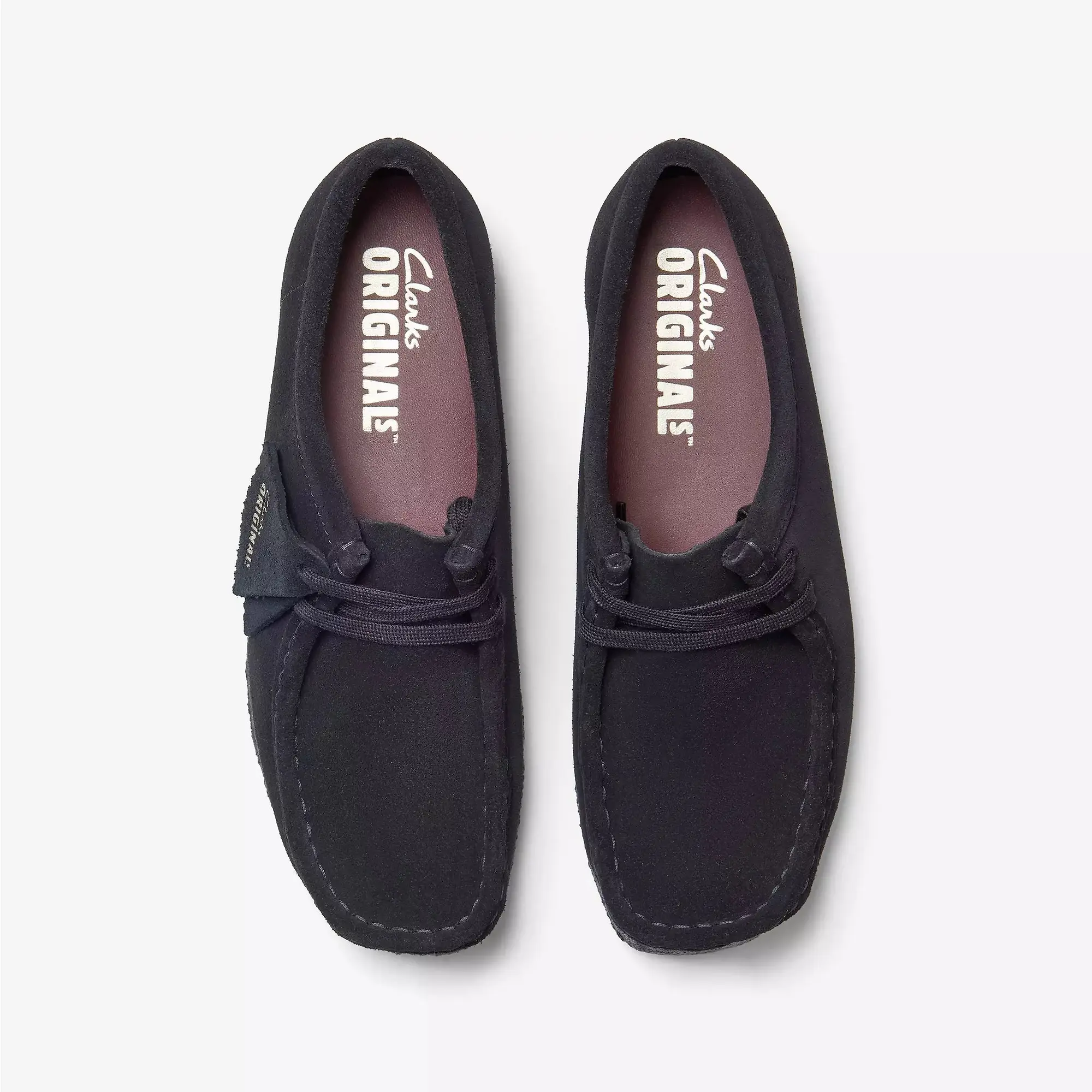 Product image 7 of 7 of Clarks Originals Women's Wallabee Shoes - Black Suede