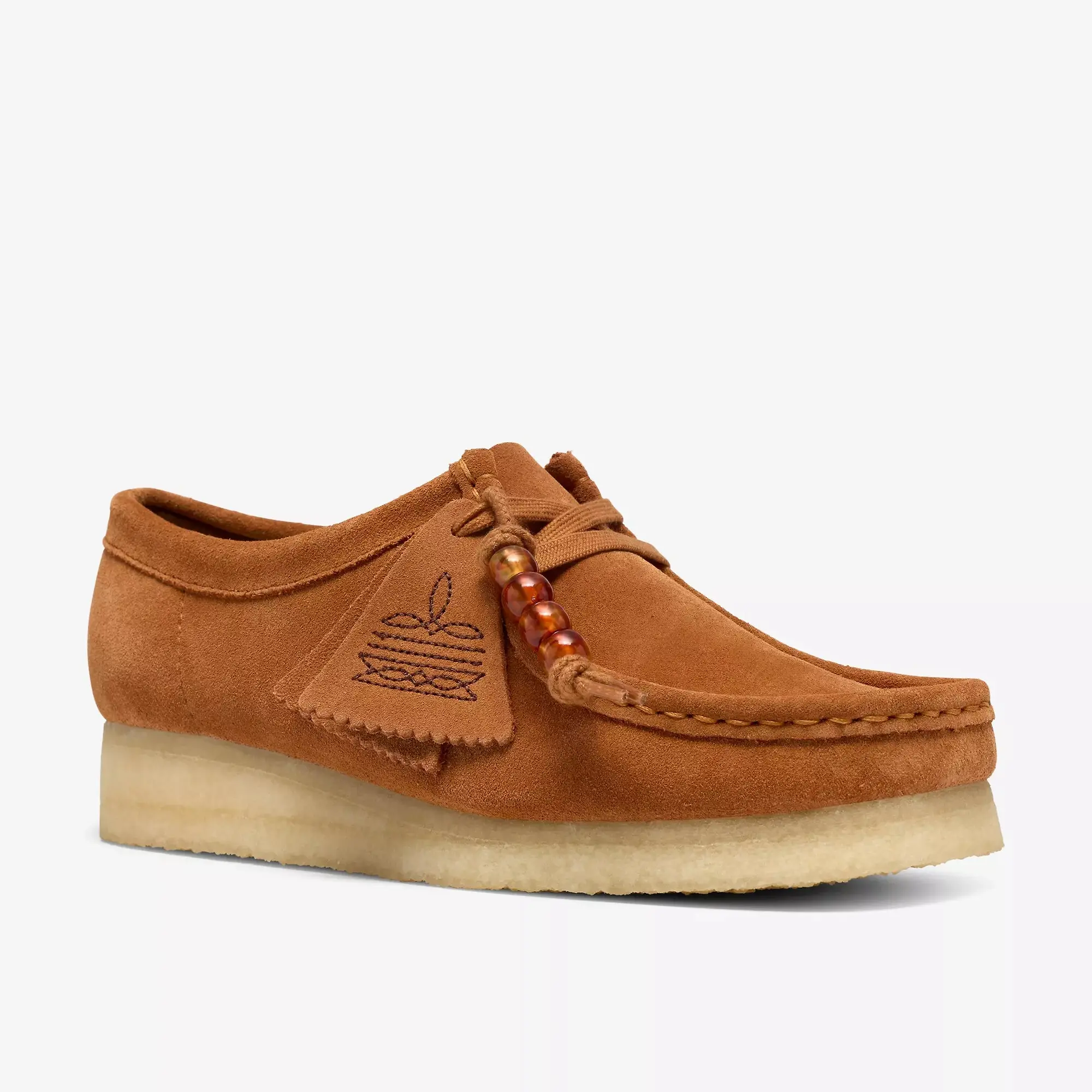 Product image 7 of 8 of Clarks Originals Women's Wallabee Shoes - Ginger Suede