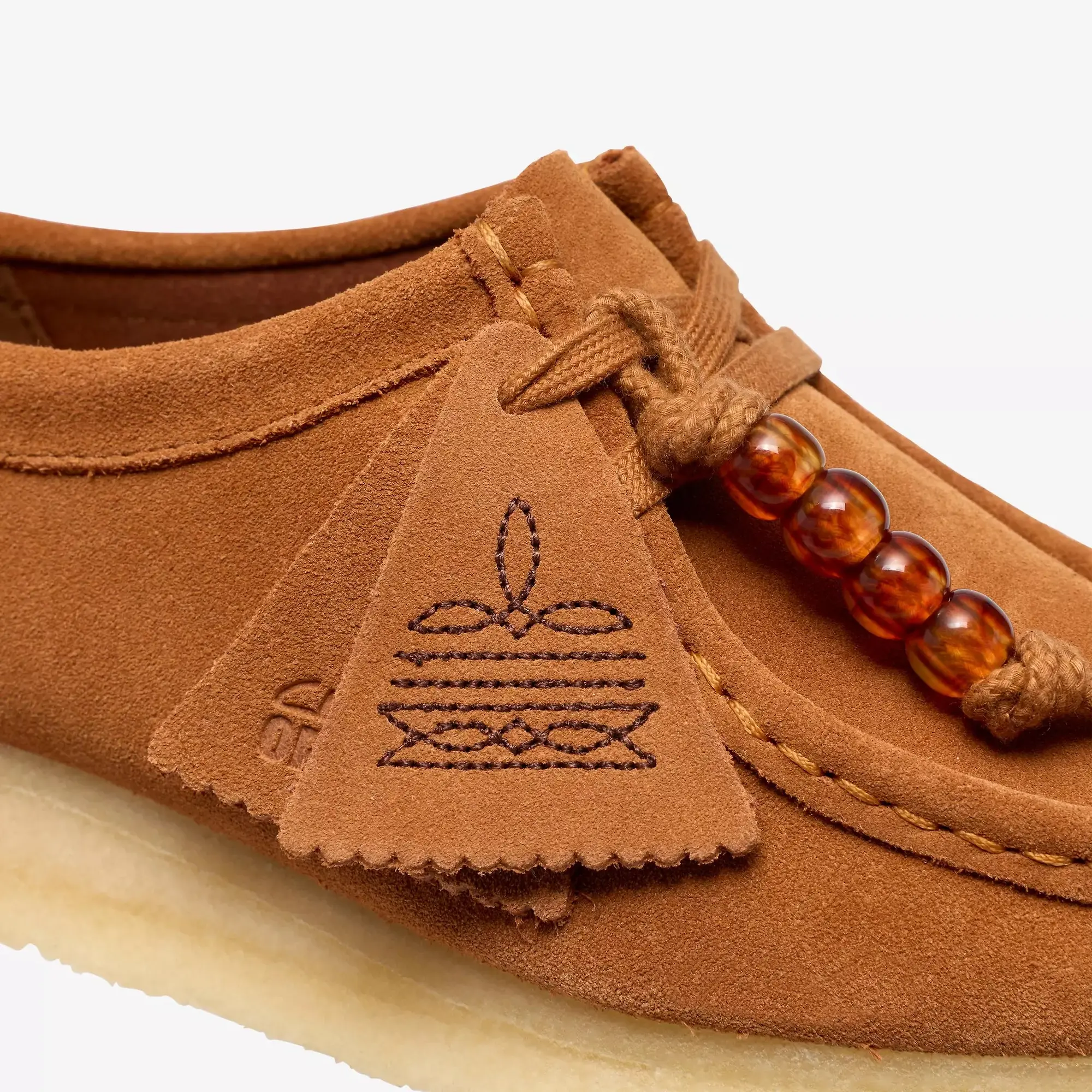 Product image 8 of 8 of Clarks Originals Women's Wallabee Shoes - Ginger Suede