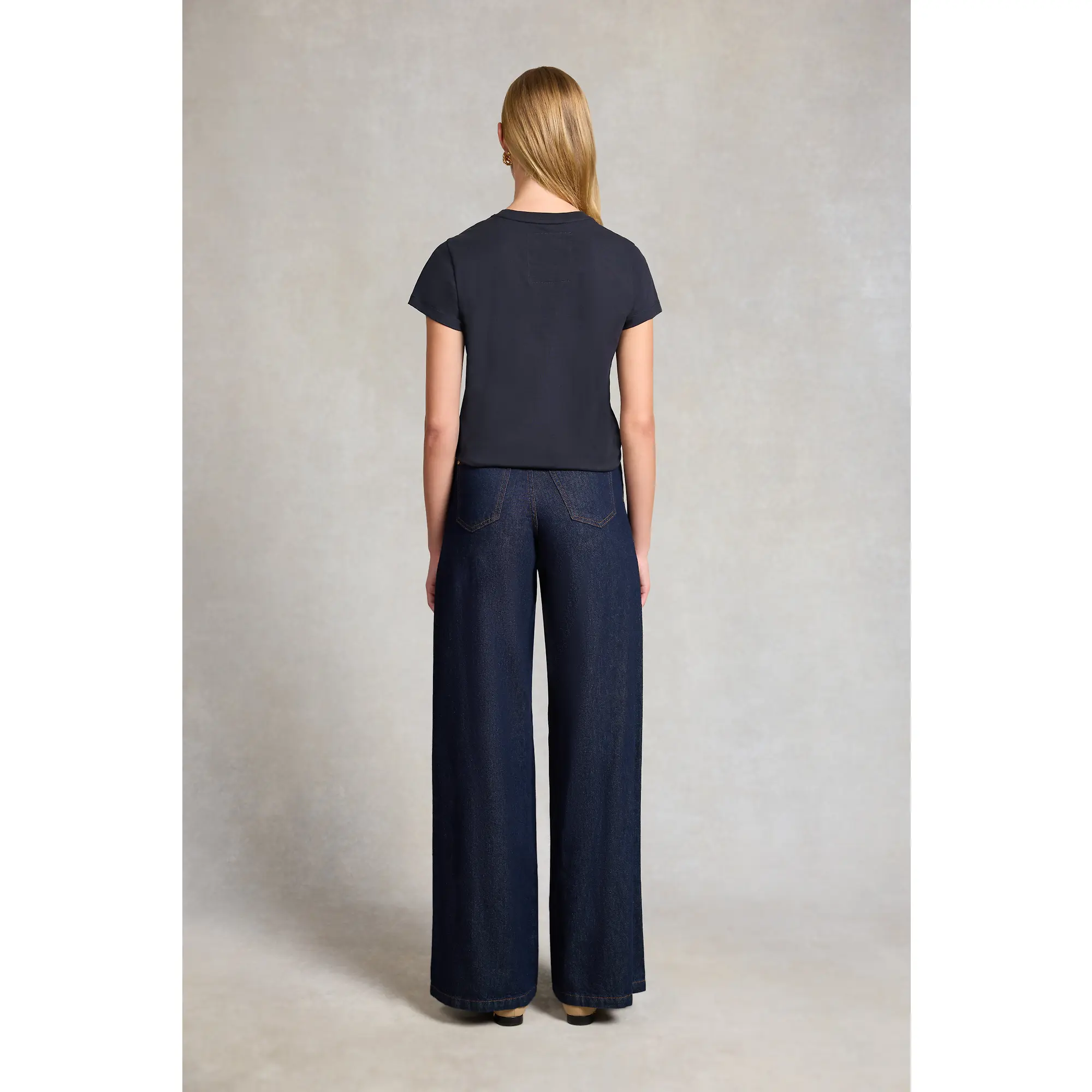 Product image 5 of 7 of Holland Cooper Women's Monogram Tee - Ink Navy