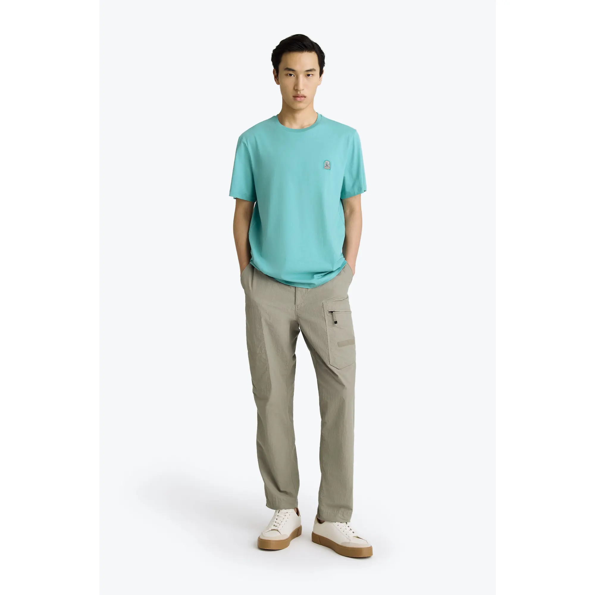 Product image 5 of 7 of Parajumpers Men's Patch T-Shirt - Ashen Sage