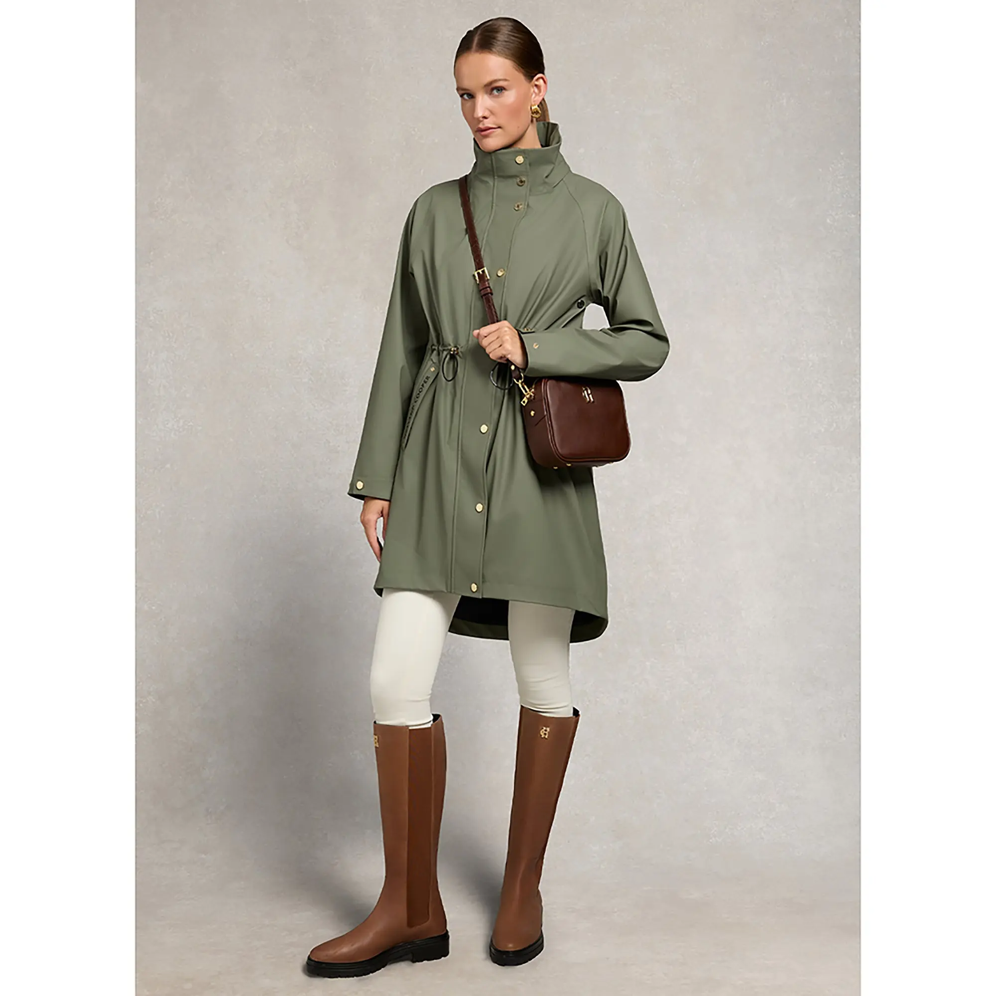 Product image 3 of 12 of Holland Cooper Women's Chartwell Rain Parka - Sage