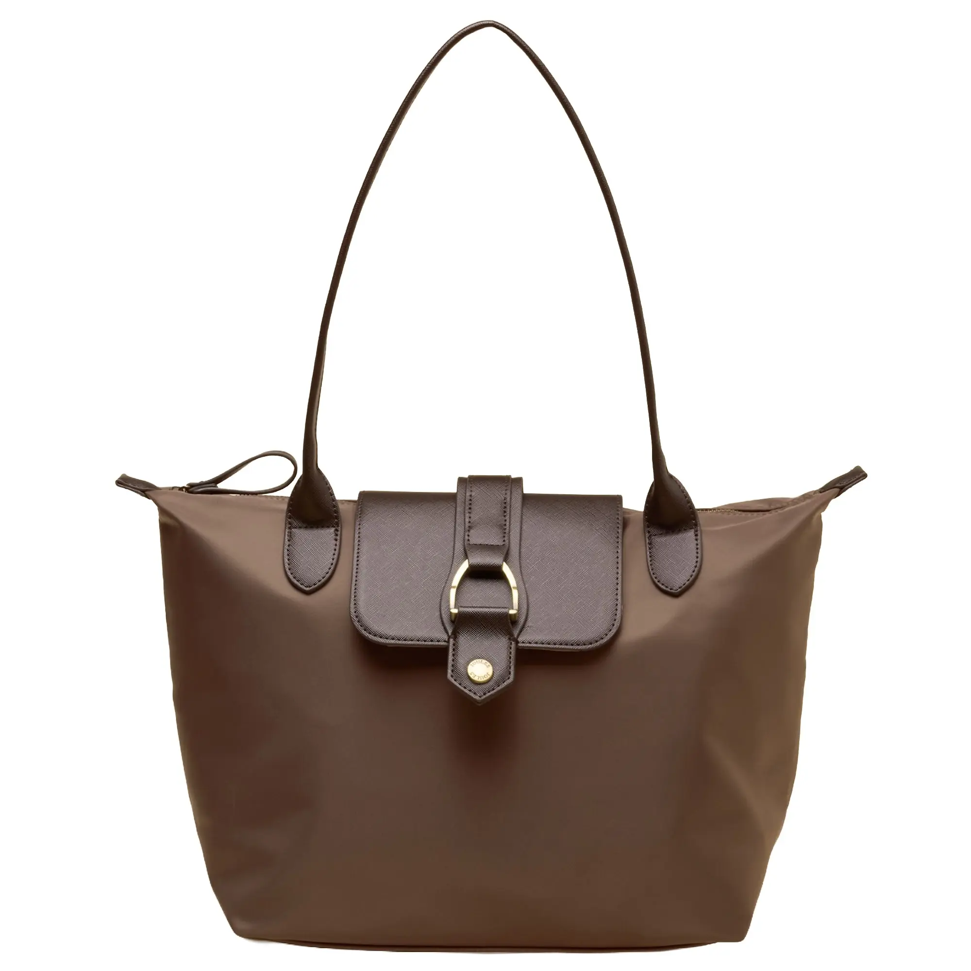 Product image 1 of 5 of Joules Women's Edie Zip Top Shopper Bag - Mocha Brown