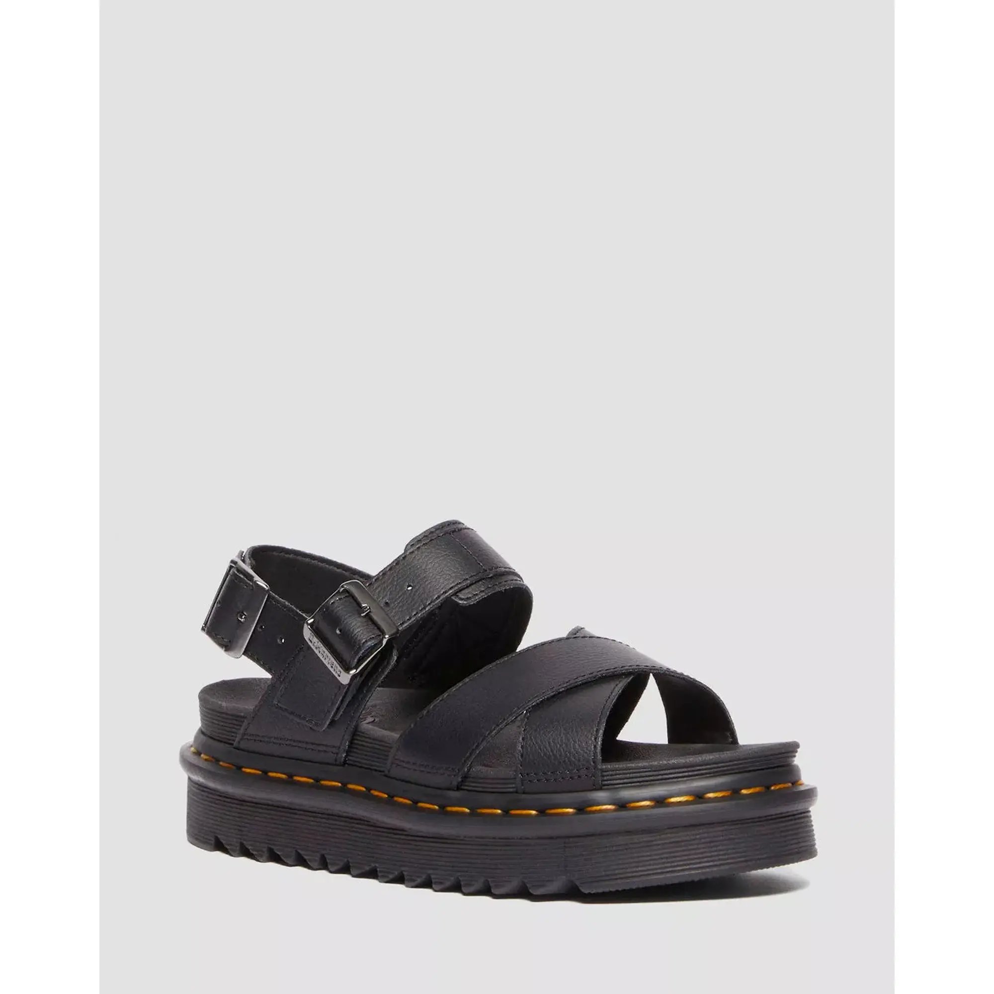 Product image 11 of 11 of Dr. Martens Women's Voss II Athena Leather Strap Sandals - Black