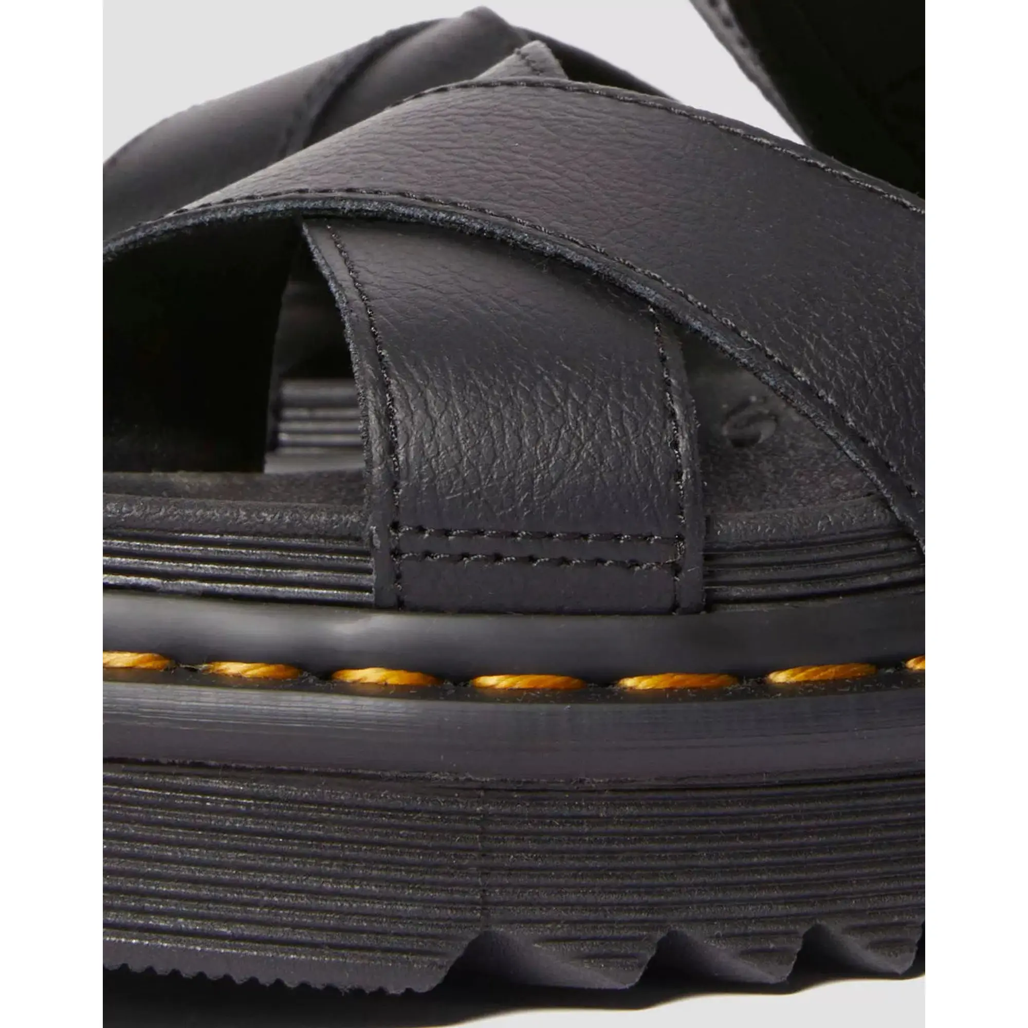 Product image 3 of 11 of Dr. Martens Women's Voss II Athena Leather Strap Sandals - Black