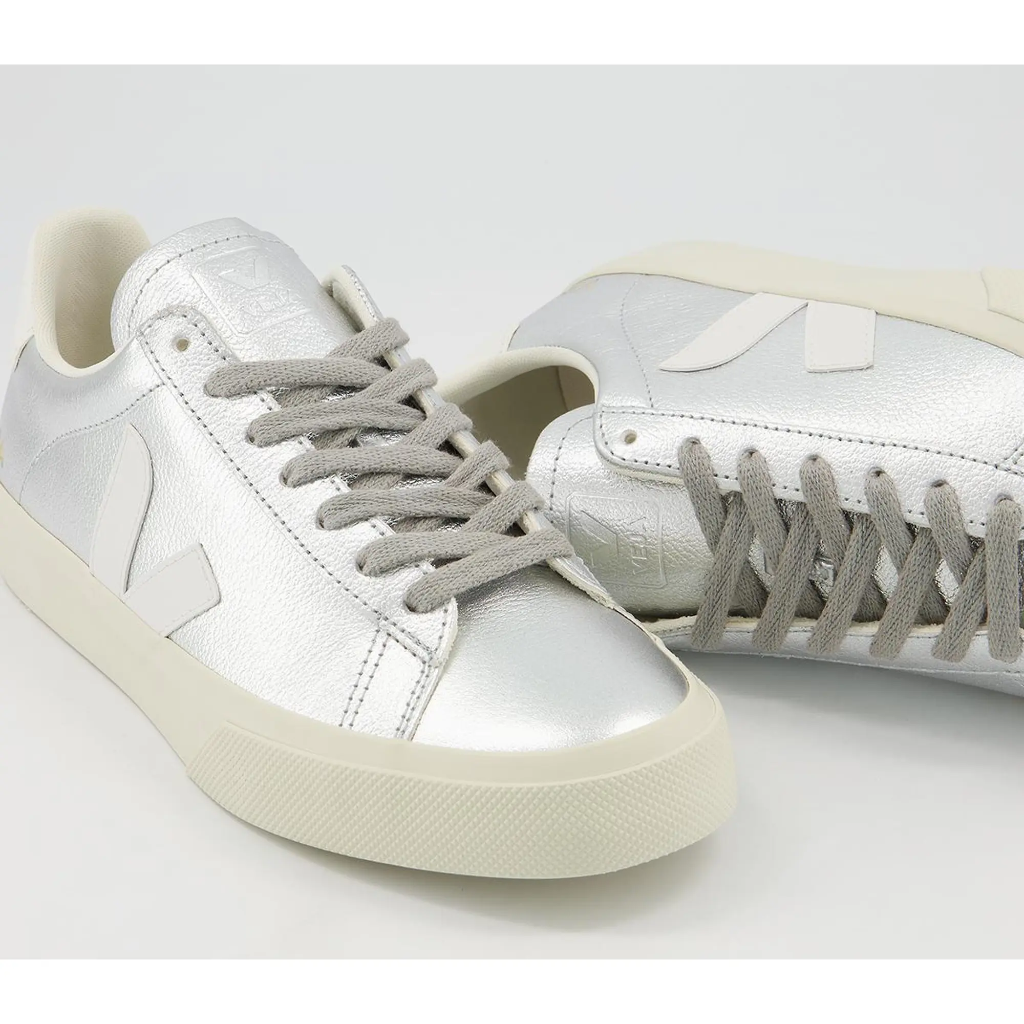 Product image 5 of 8 of VEJA Women's Campo Leather Sneaker - Silver White