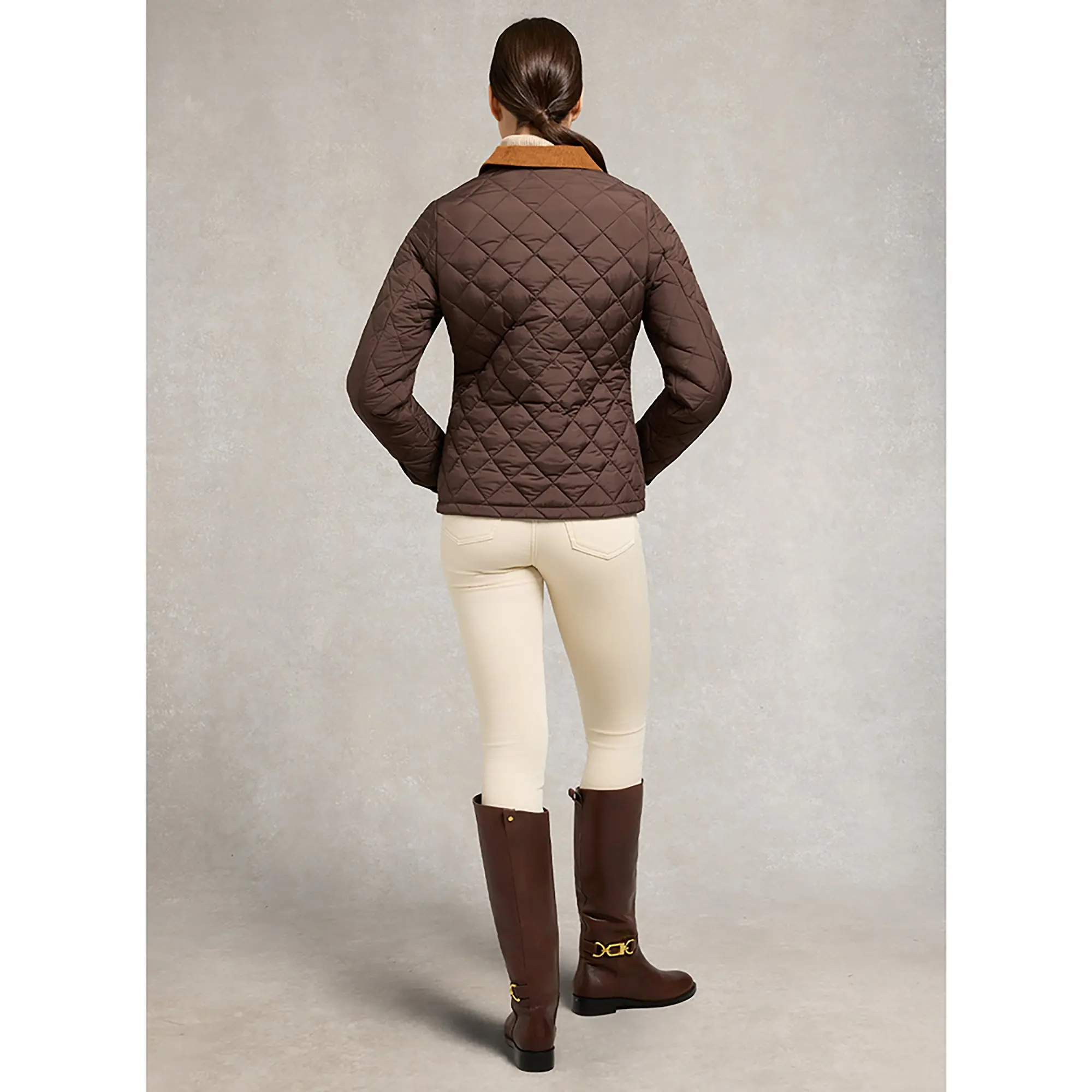 Product image 5 of 9 of Holland Cooper Women's Hastings Quilted Jacket - Chocolate