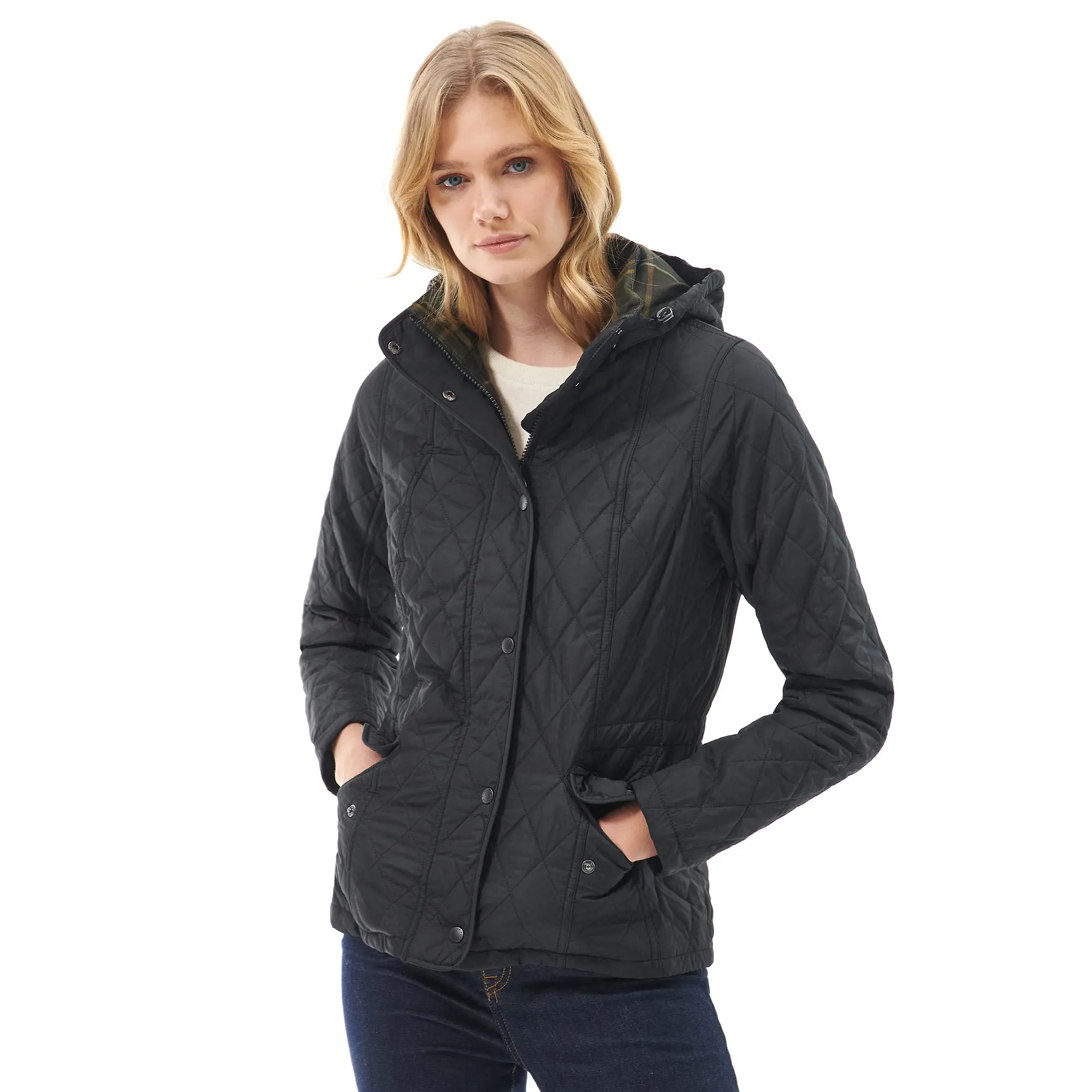 Product image 7 of 8 of Barbour Women's Millfire Quilted Jacket - Black