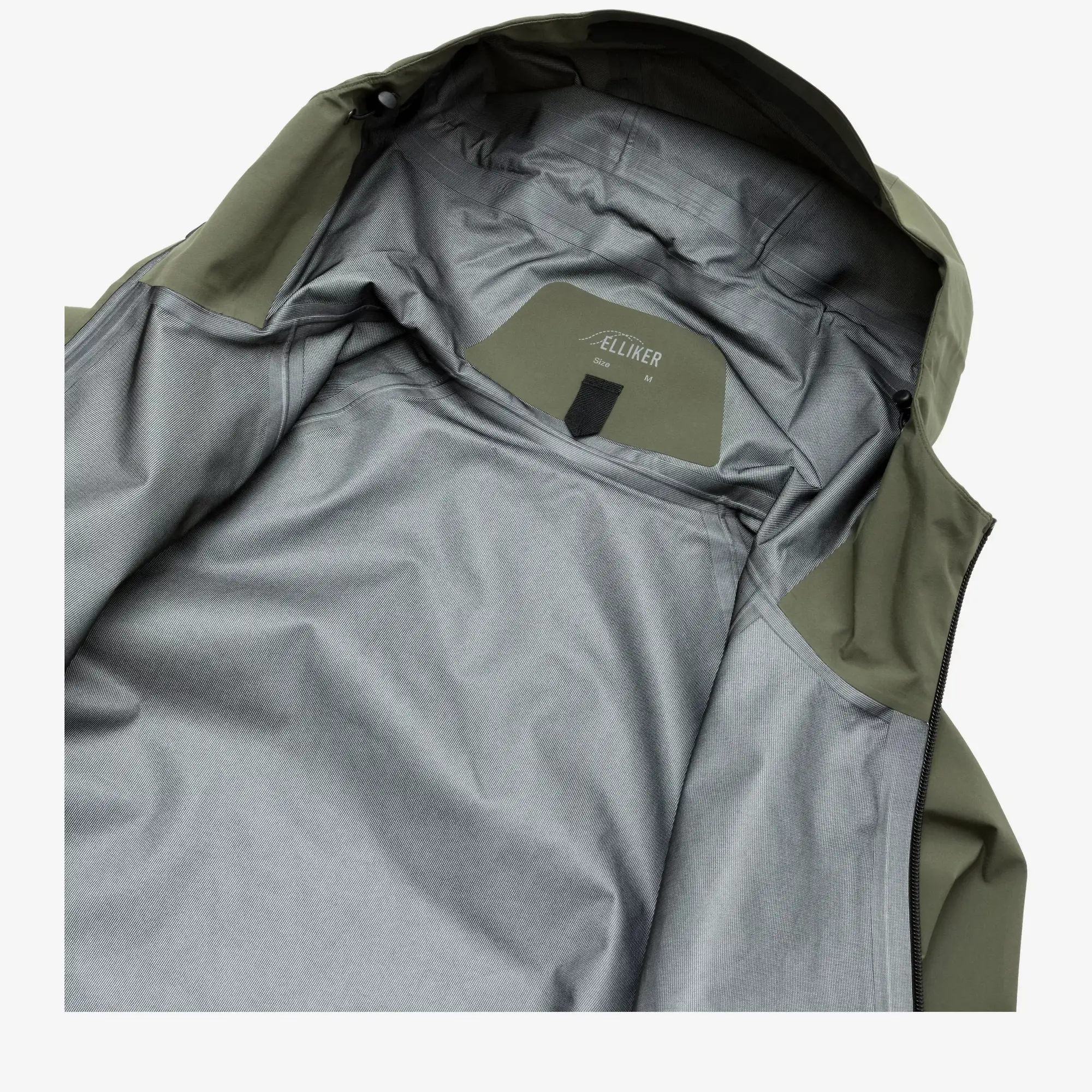 Product image 16 of 20 of Elliker Unisex Ayre 3L Waterproof Shell Jacket - Khaki