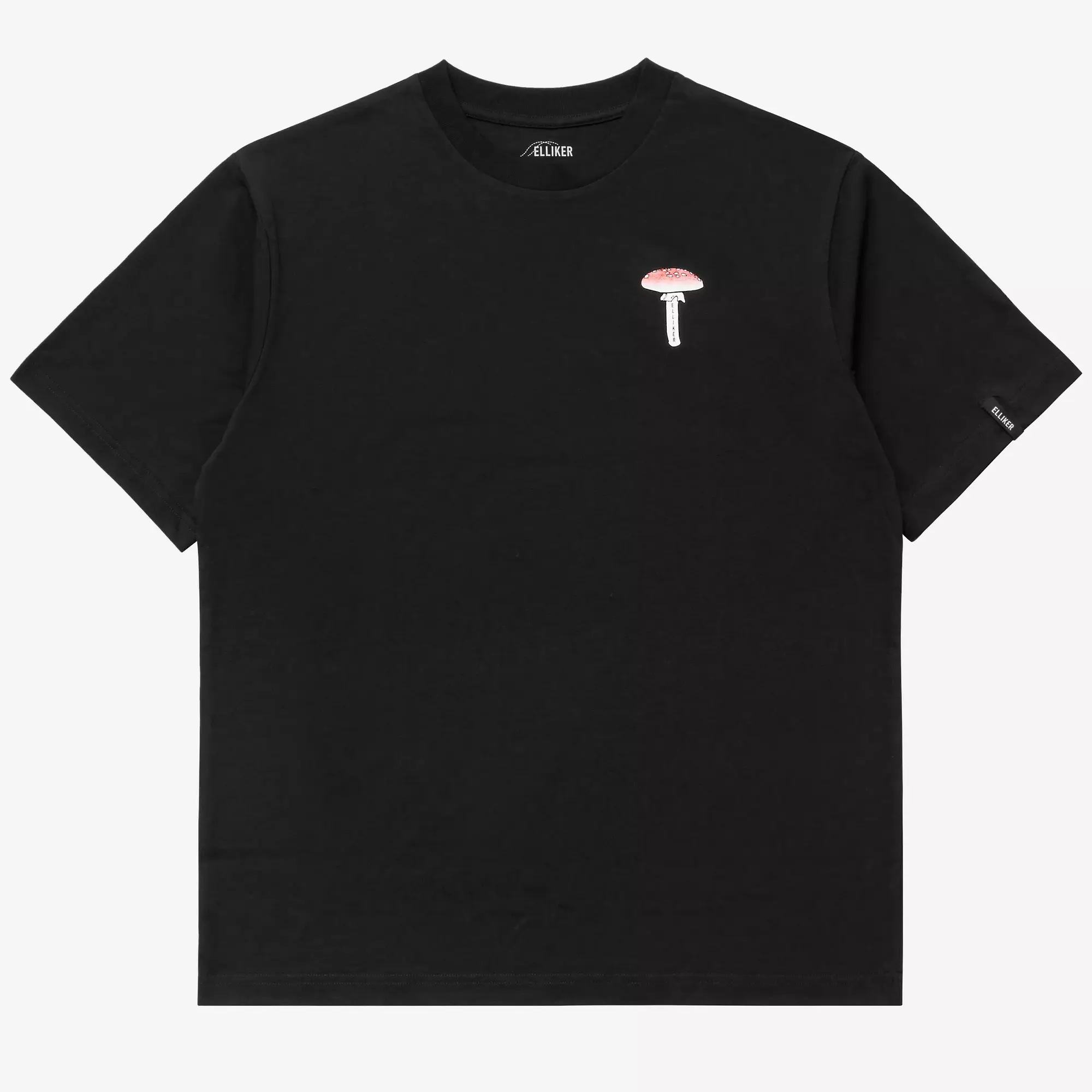Product image 5 of 9 of Elliker Unisex Rill Spore Print Short Sleeve T-Shirt - Black