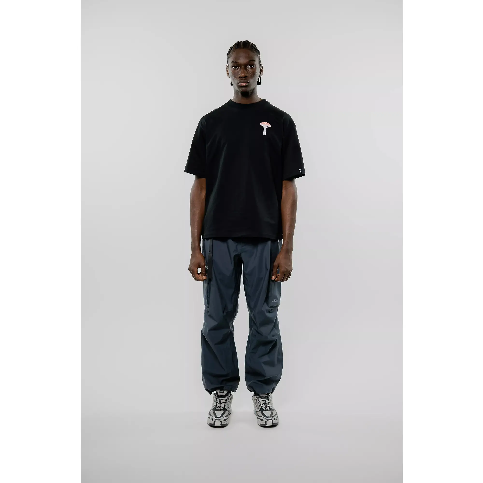 Product image 2 of 9 of Elliker Unisex Rill Spore Print Short Sleeve T-Shirt - Black