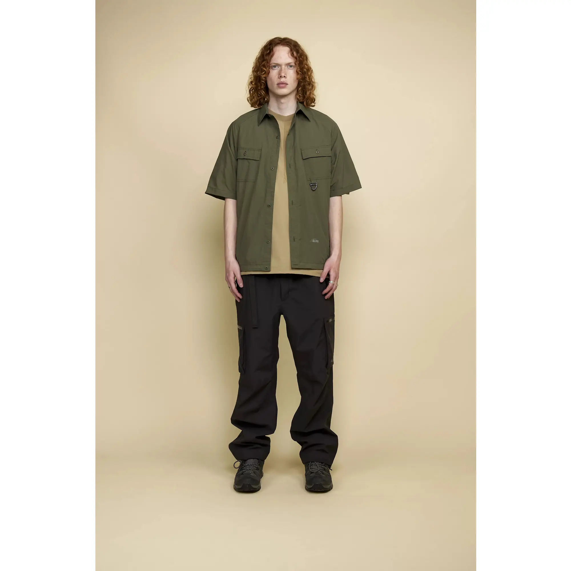 Product image 2 of 12 of Elliker Unisex Alston Short Sleeve Tech Shirt - Khaki