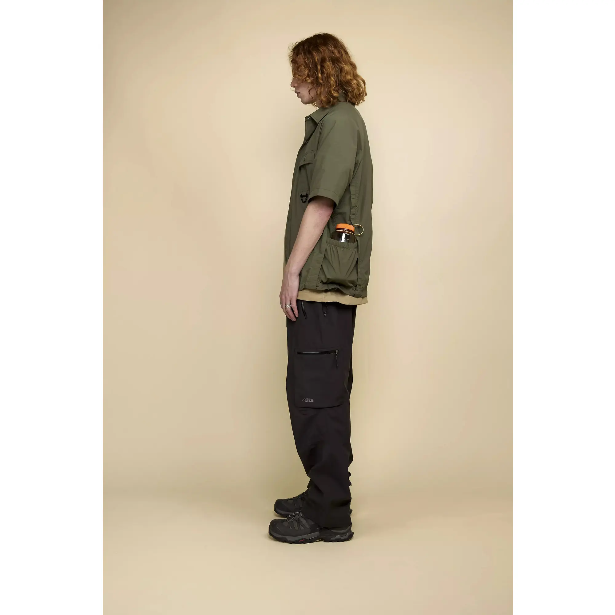 Product image 3 of 12 of Elliker Unisex Alston Short Sleeve Tech Shirt - Khaki