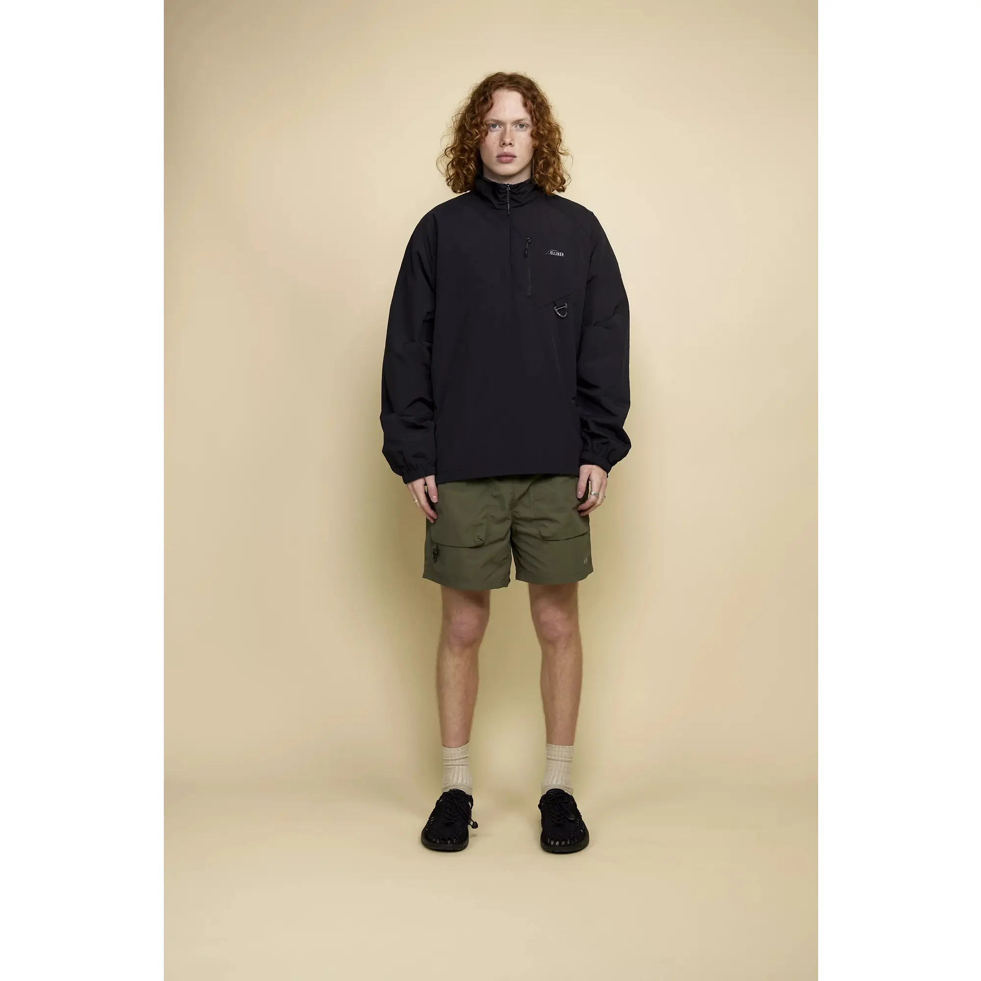 Product image 2 of 11 of Elliker Unisex Coppa Pullover Tech Jacket - Black