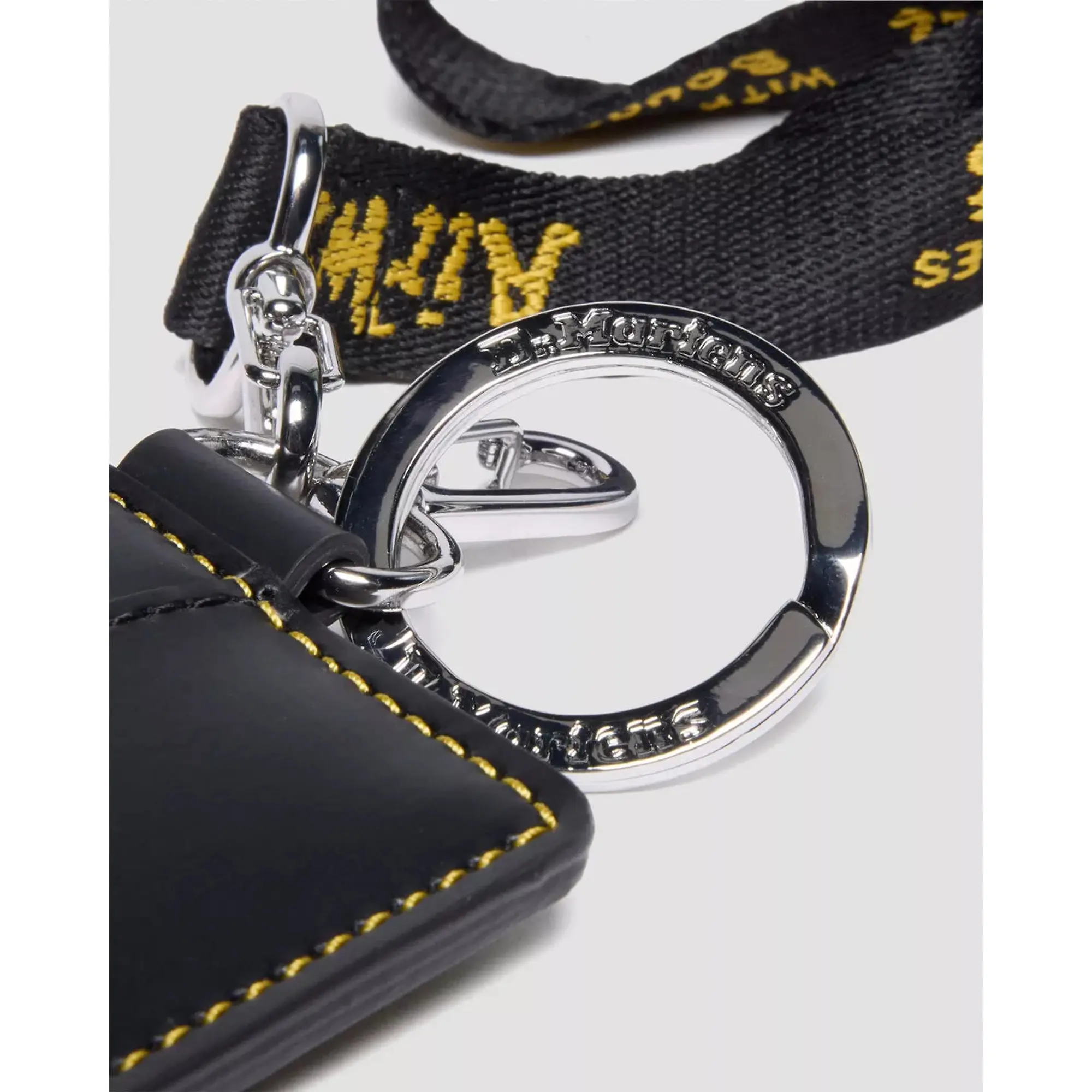 Product image 7 of 9 of Dr Martens Kiev Leather Cardholder Keyring - Black