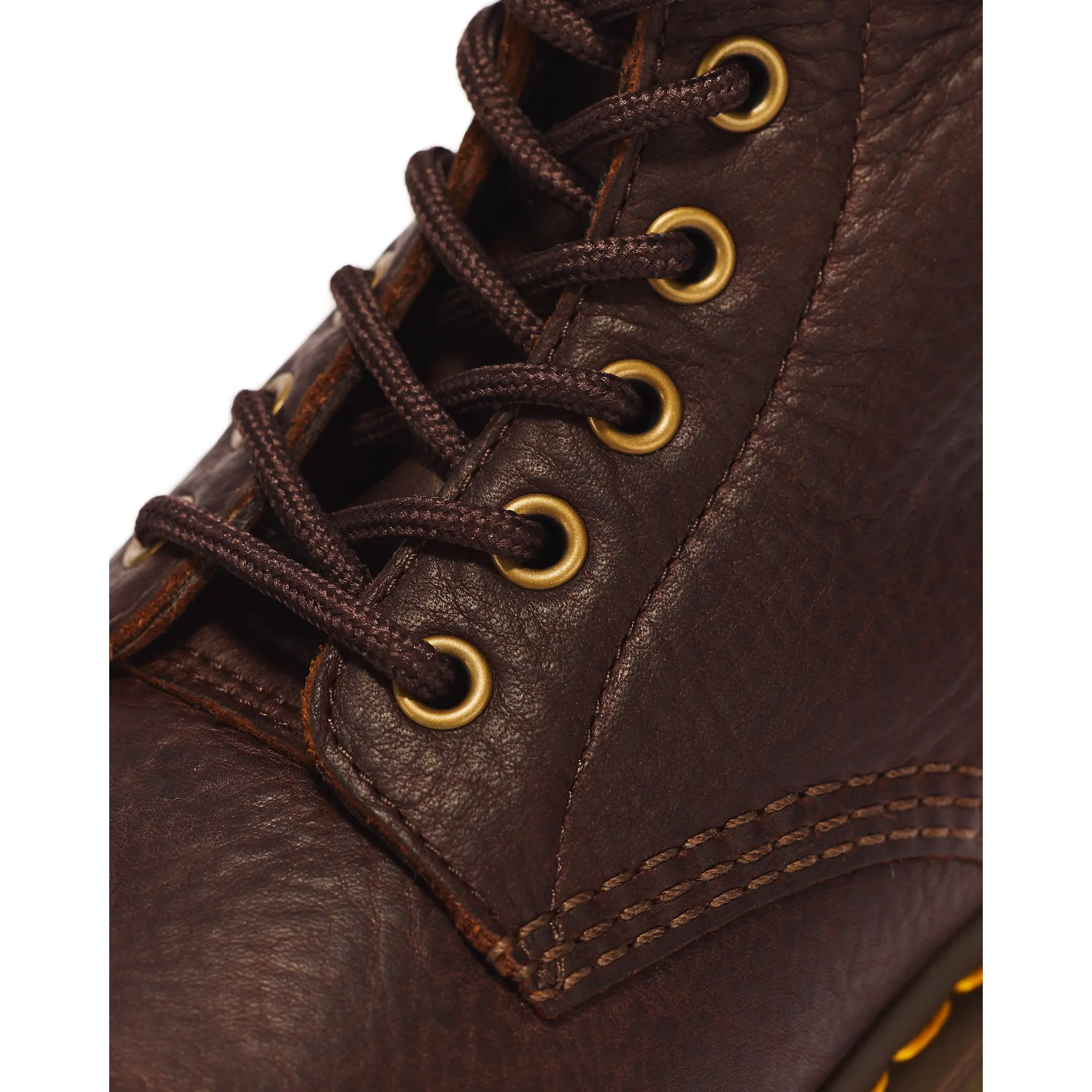 Product image 8 of 8 of Dr. Martens Women's 1460 Serena Zip 8 Eye Grizzly Leather Boots - Dark Brown