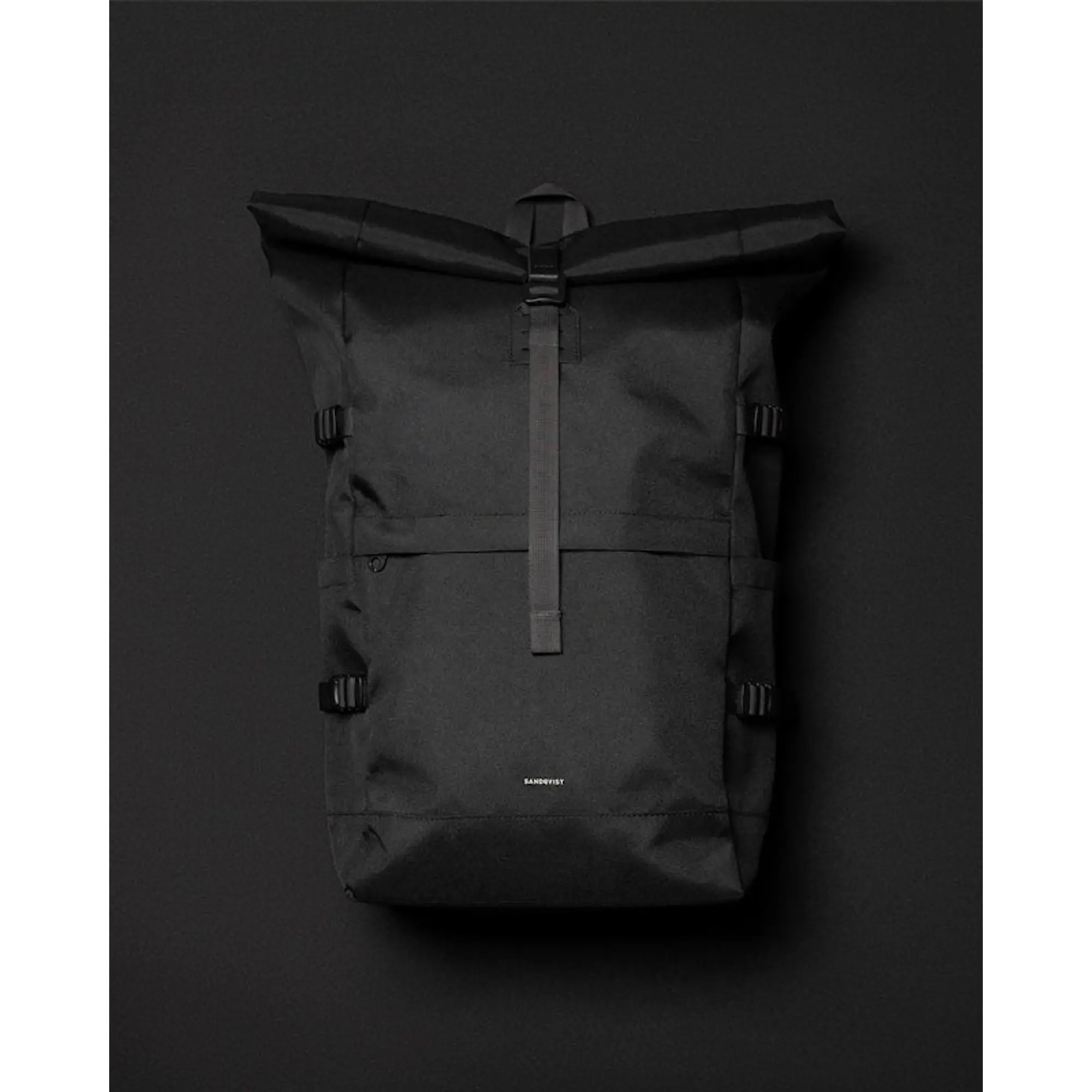 Product image 13 of 12 of Sandqvist Icon Rolltop Backpack L 26L 16" - Black