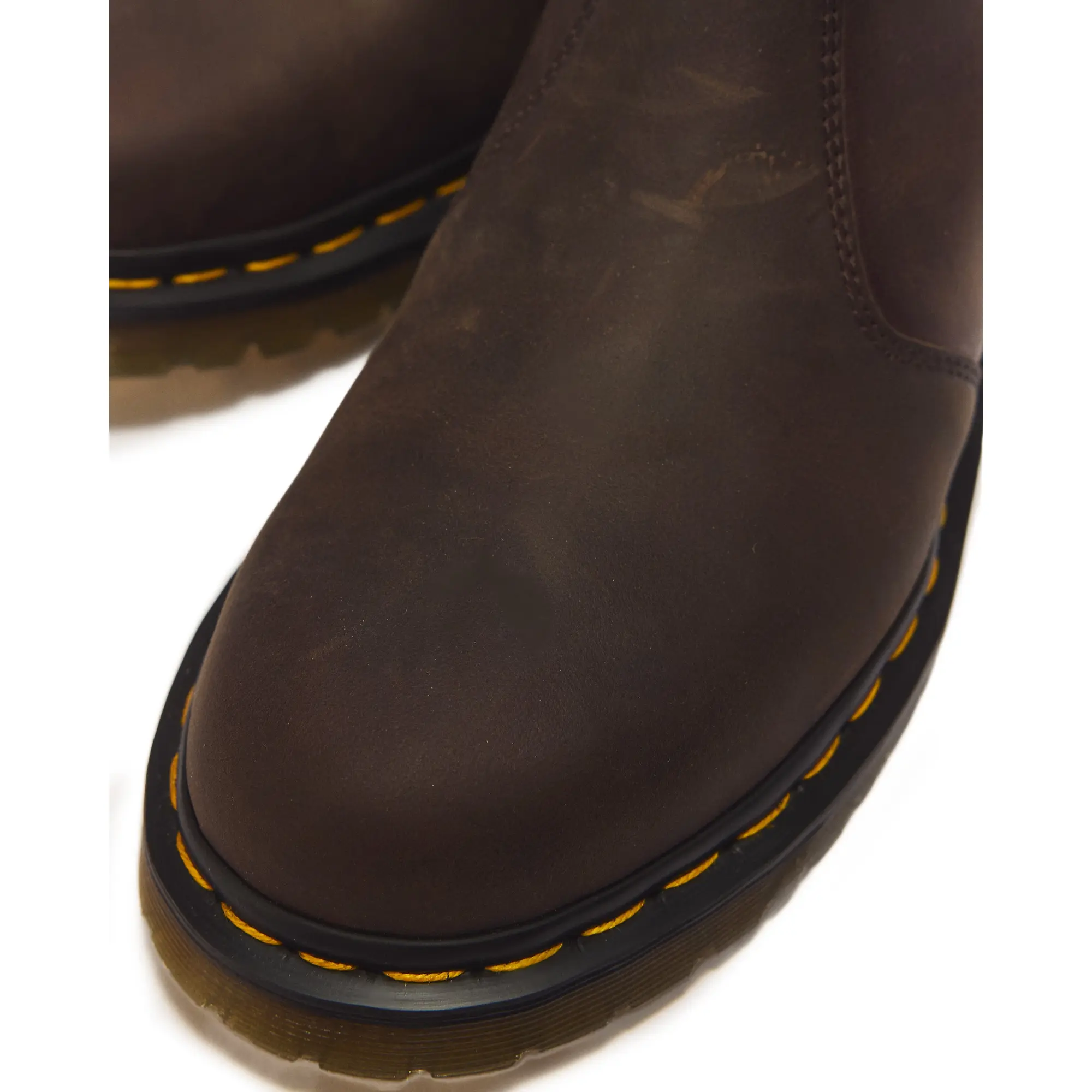 Product image 3 of 8 of Dr. Martens 2976 WL Crazy Horse Leather Chelsea Boots - Dark Brown