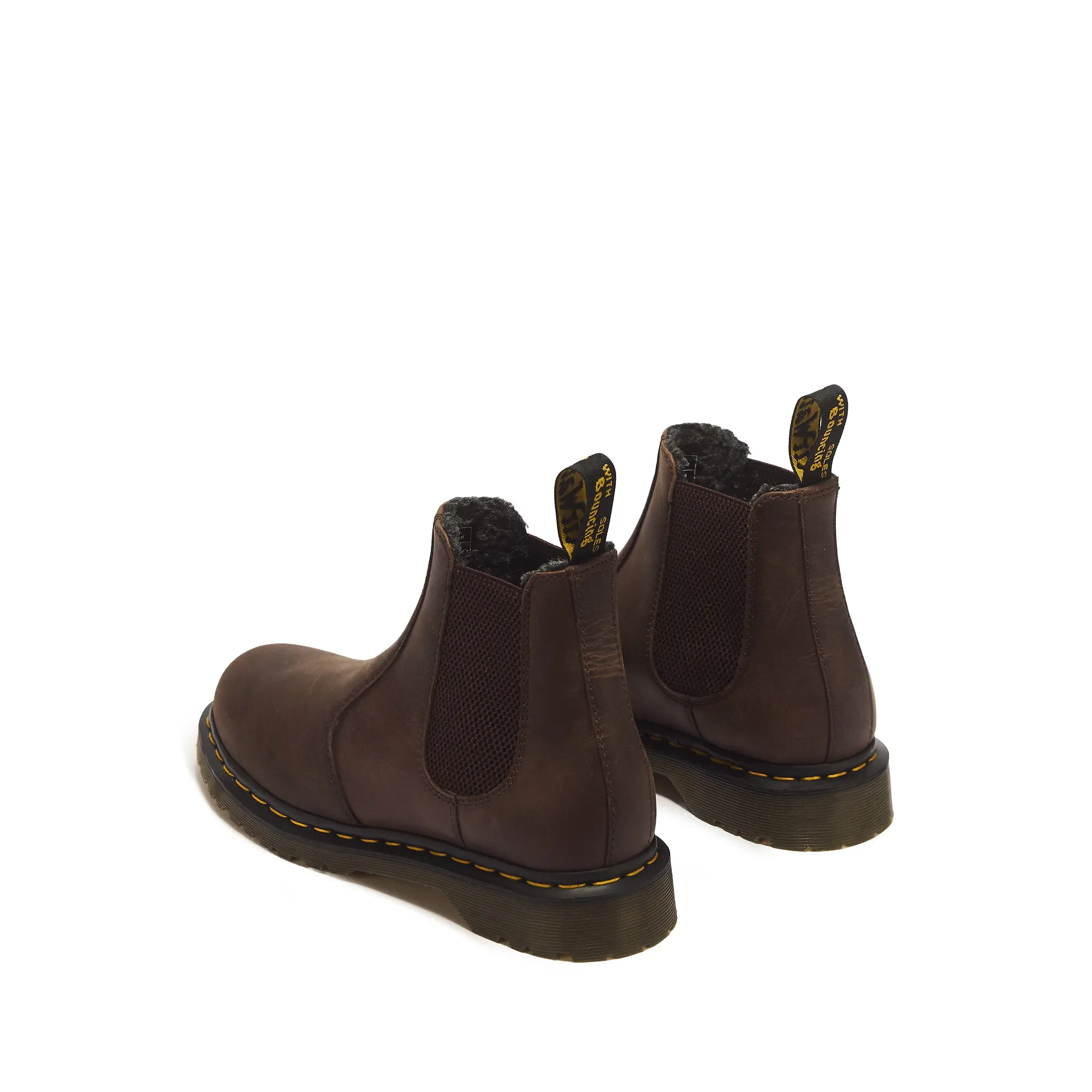 Product image 6 of 8 of Dr. Martens 2976 WL Crazy Horse Leather Chelsea Boots - Dark Brown