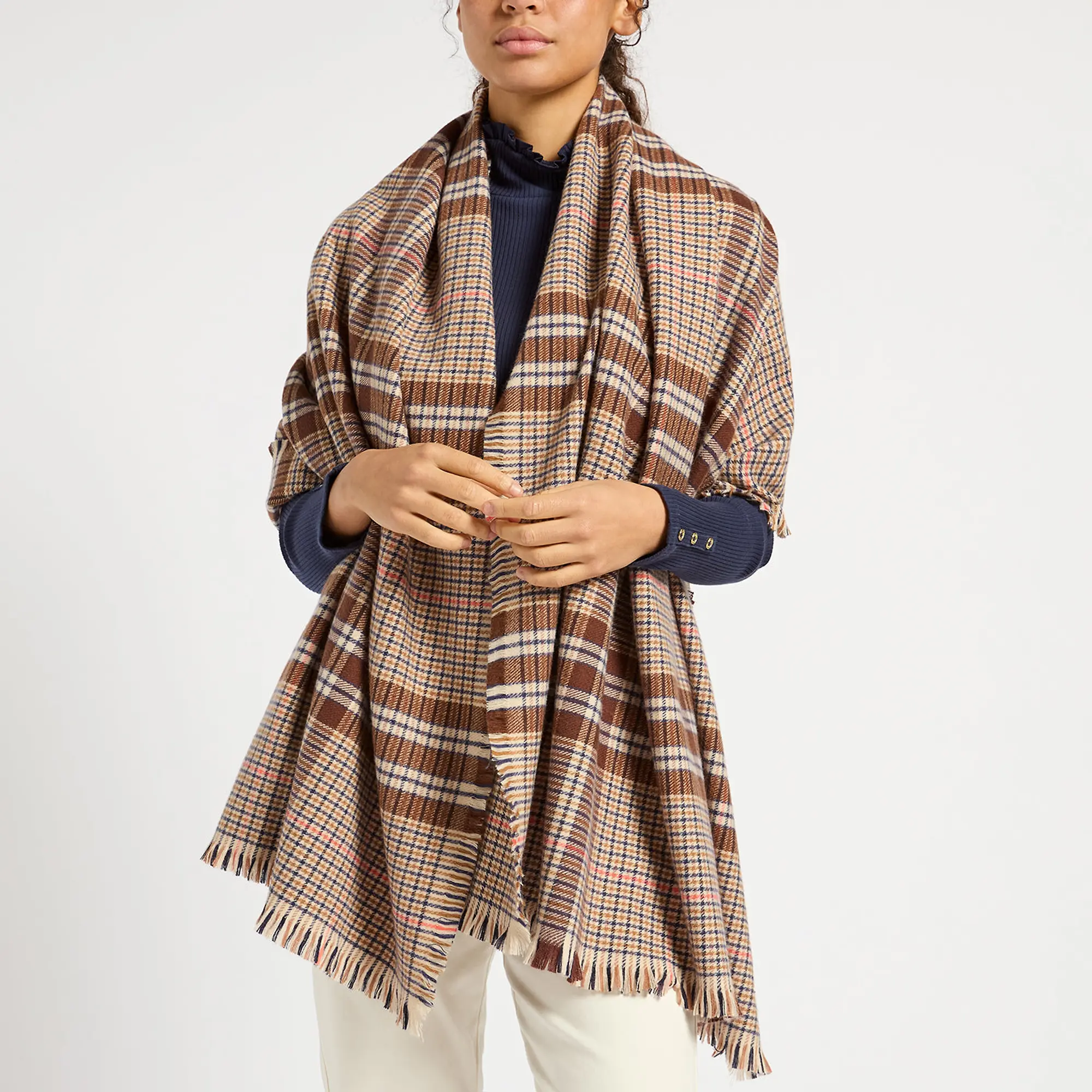 Product image 2 of 4 of Joules Women's Bracewell Blanket Scarf - Neutral