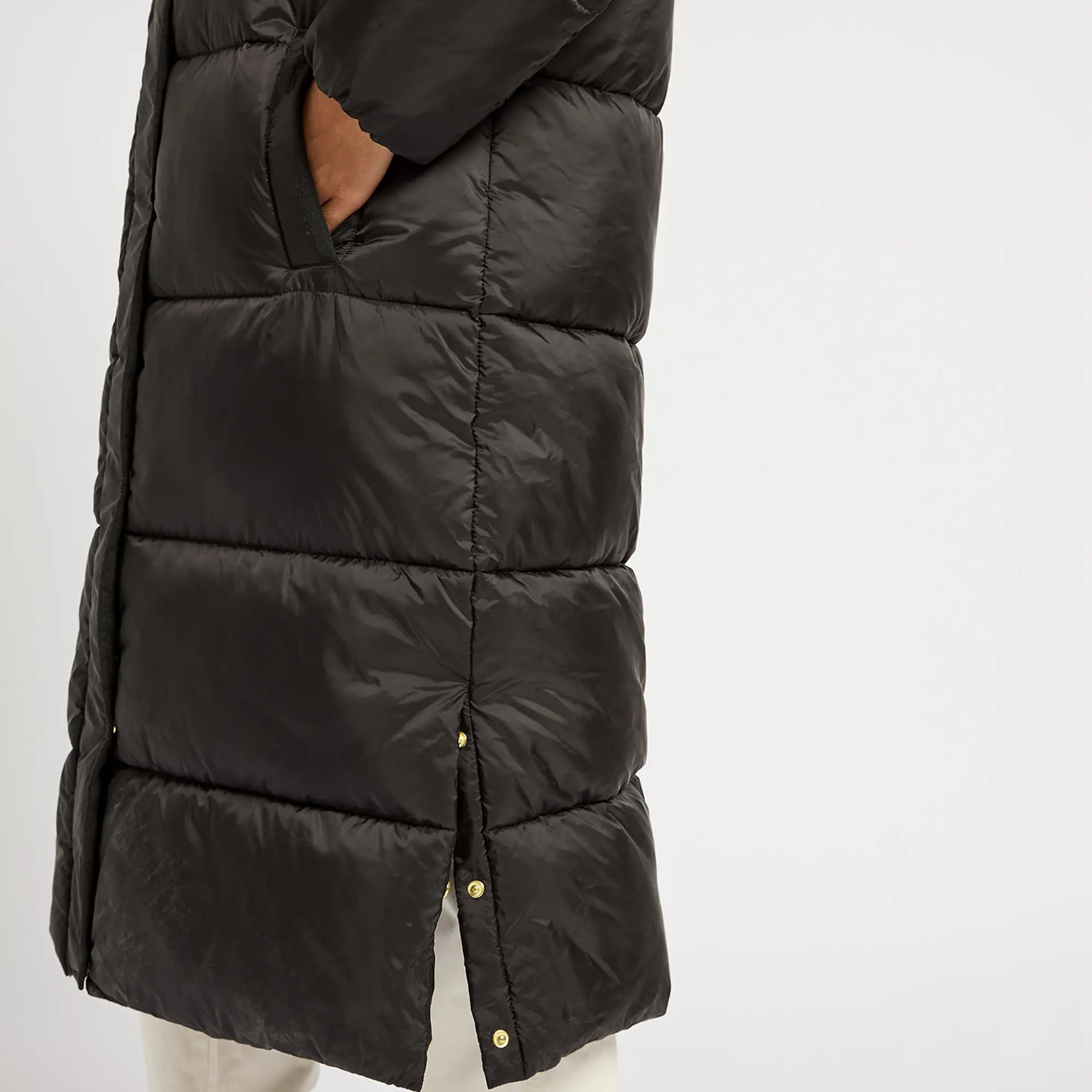 Product image 4 of 5 of Joules Women's Pitchside Showerproof Longline Hooded Coat - Black